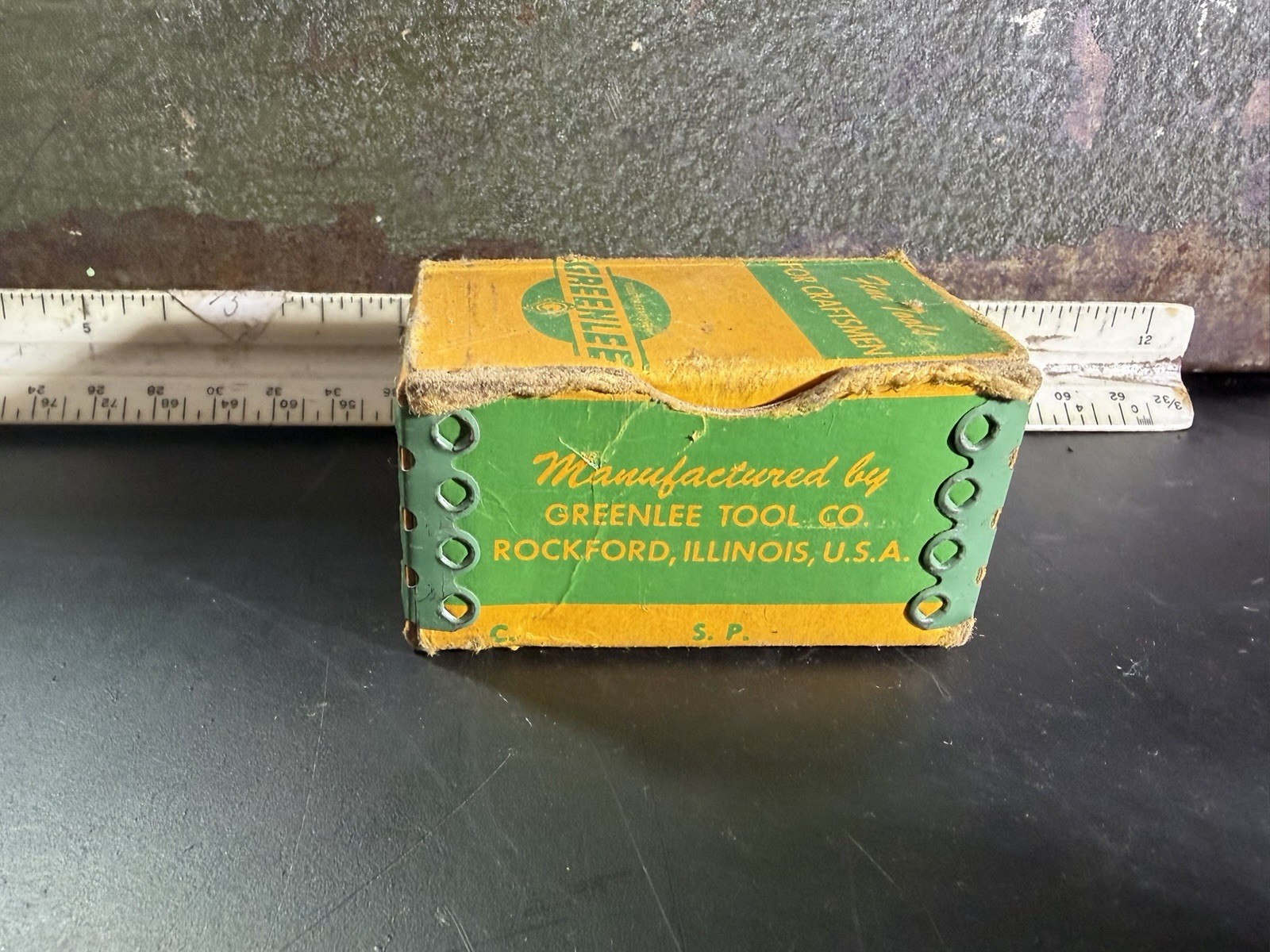 Vintage NOS Greenlee No. 730 Round Radio Chassis Punch 5/8
