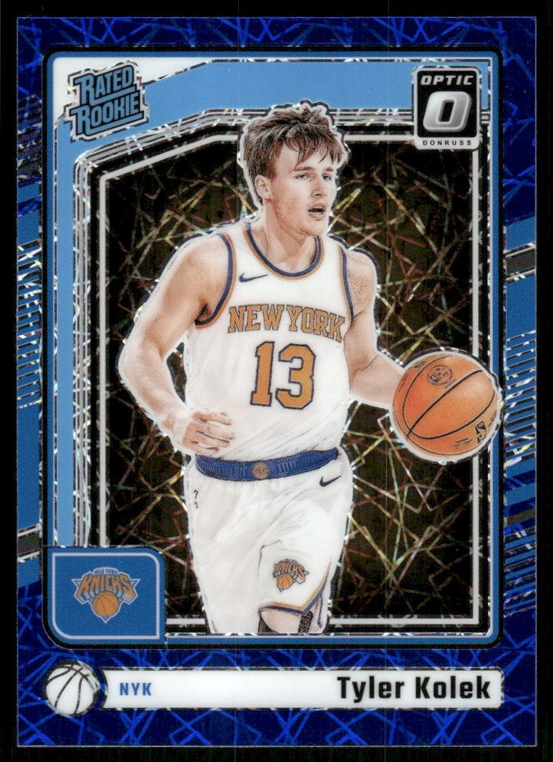 2024-25 Donruss Optic #257 Tyler Kolek Blue Velocity Rated Rookie 2024-25 Donruss Optic #257 Tyler Kolek Blue Velocity Rated Rookie