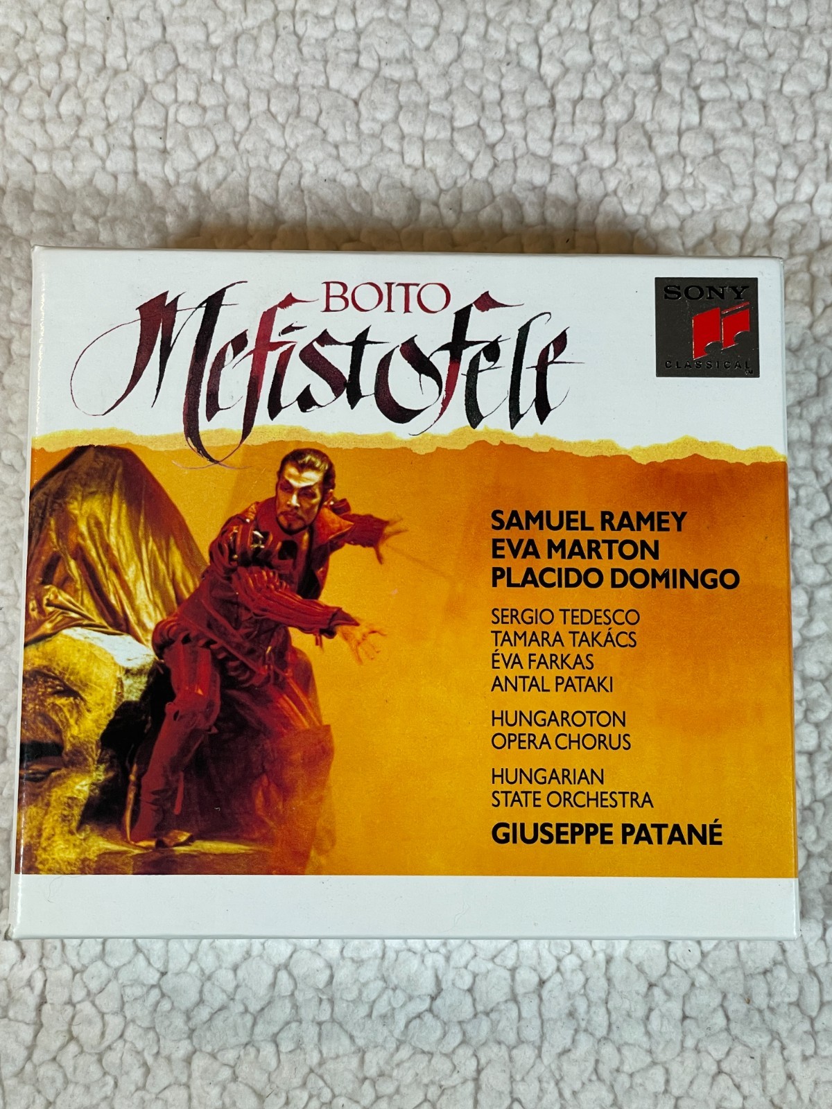 Sony Classical Boito Mefistofele Ramey Domingo Patane 2 CD Box Set Sony Classical Boito Mefistofele Ramey Domingo Patane 2 CD Box Set