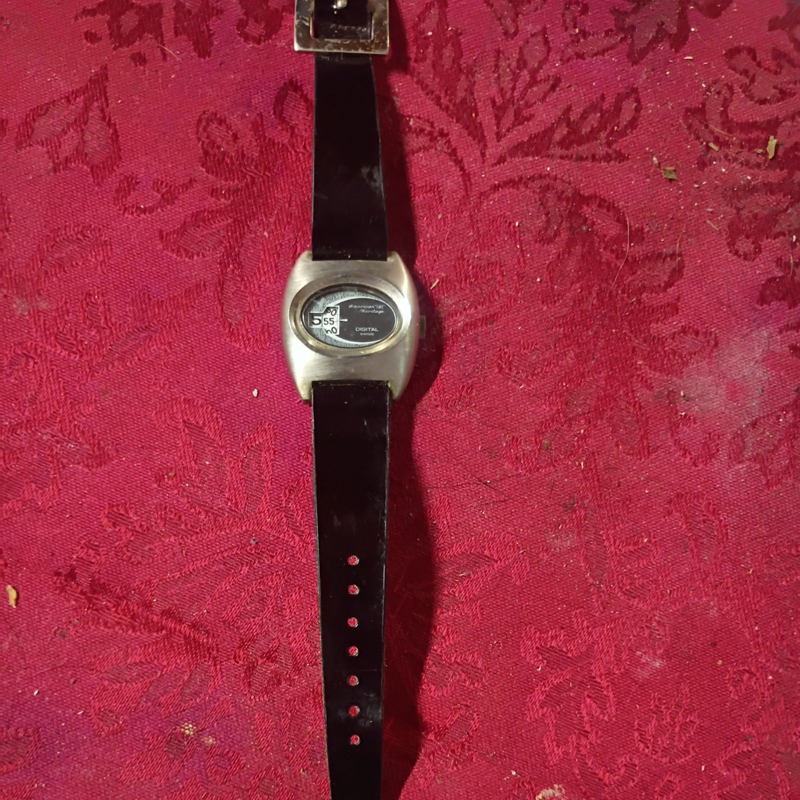 1970\'s AMERICAN HERITAGE DIGITAL SWISS JUMP HOUR WATCH. VINTAGE RARE 1970\'s AMERICAN HERITAGE DIGITAL SWISS JUMP HOUR WATCH. VINTAGE RARE