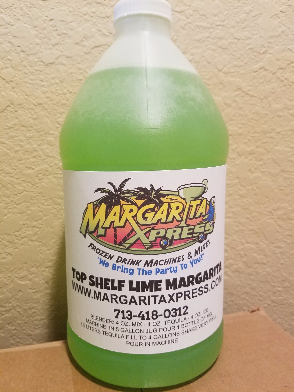 MARGARITA MIX (24 Gallons) Slush & Frozen Drink Mixes - Case of 6
