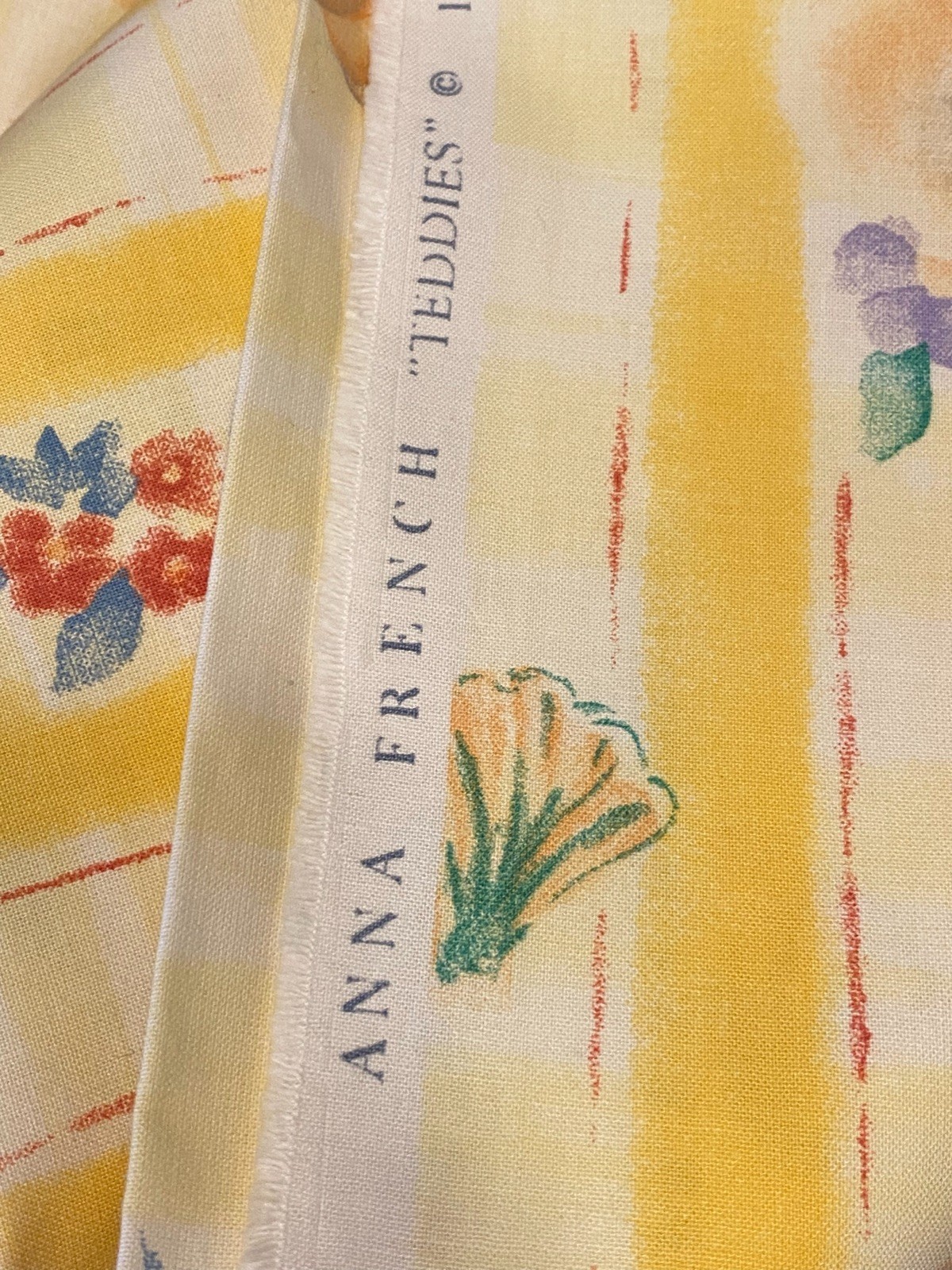 Anna French Fabric Teddies Cotton Fabric Fabric Bears 