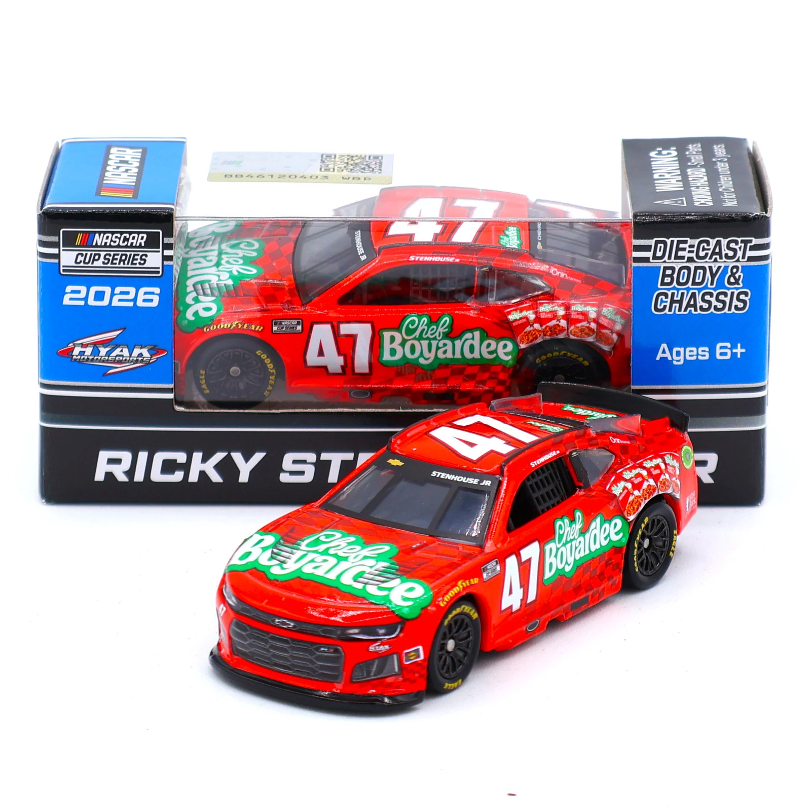 Ricky Stenhouse Jr. 2026 Chef Boyardee 1:64 Nascar Diecast Ricky Stenhouse Jr. 2026 Chef Boyardee 1:64 Nascar Diecast