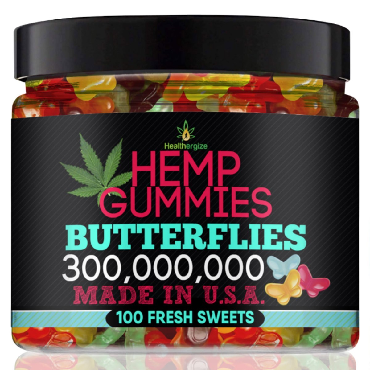 Hemp Gummies for Sleep-Calm, Stress, Anxiety, Night Support-USA Made