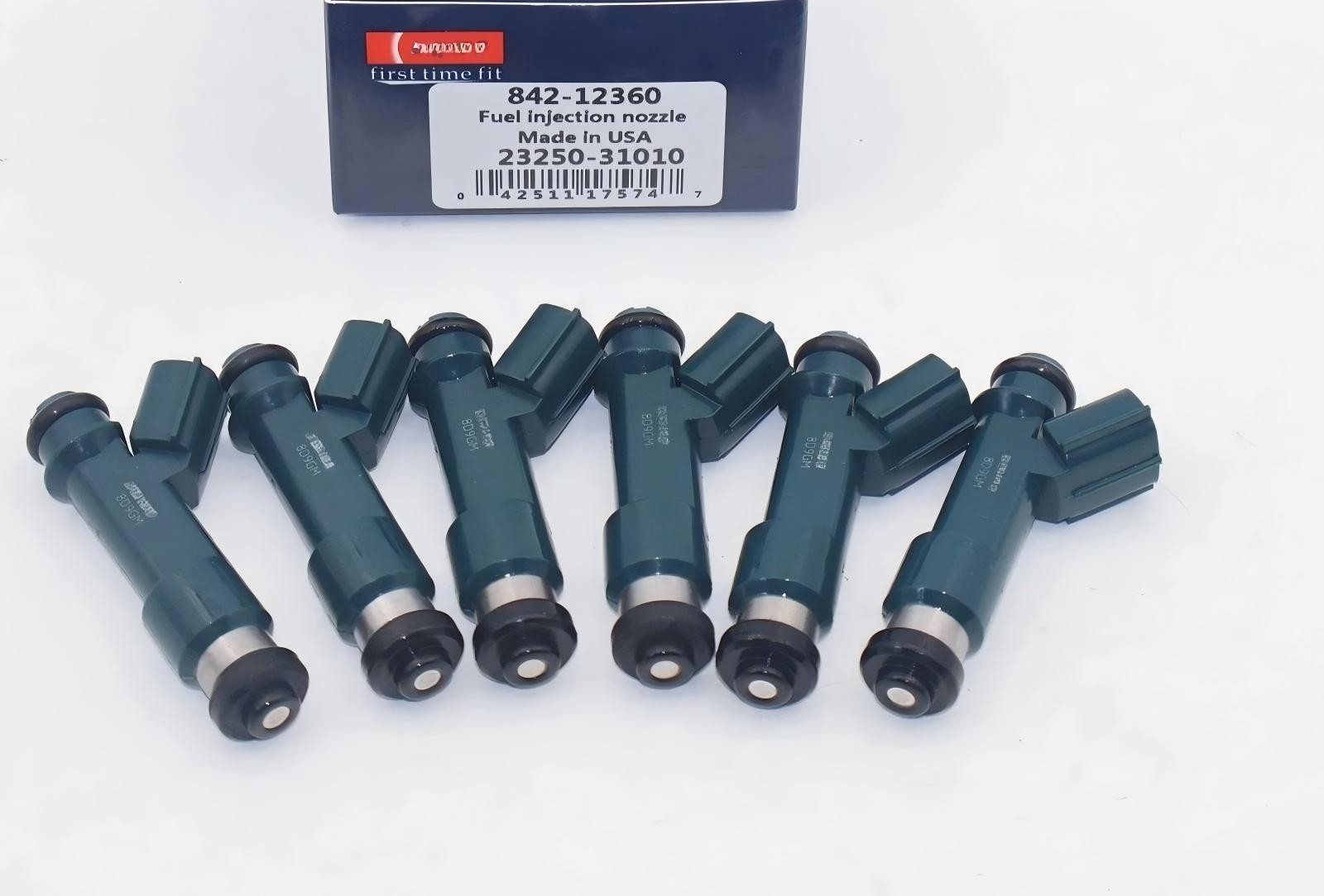 6PCS OEM Denso 23250-31010 Fuel Injectors 05-15 Tacoma 4Runner 4.0L V6