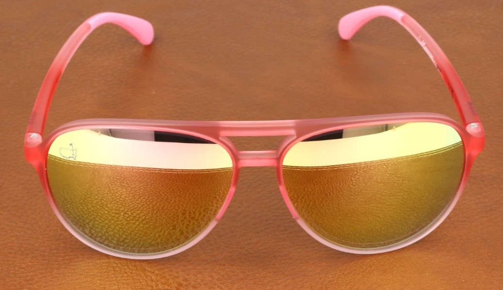 Goodr 2024 Masters Azalea Mach G Pink Yellow Polarized Sunglasses 58-11-145