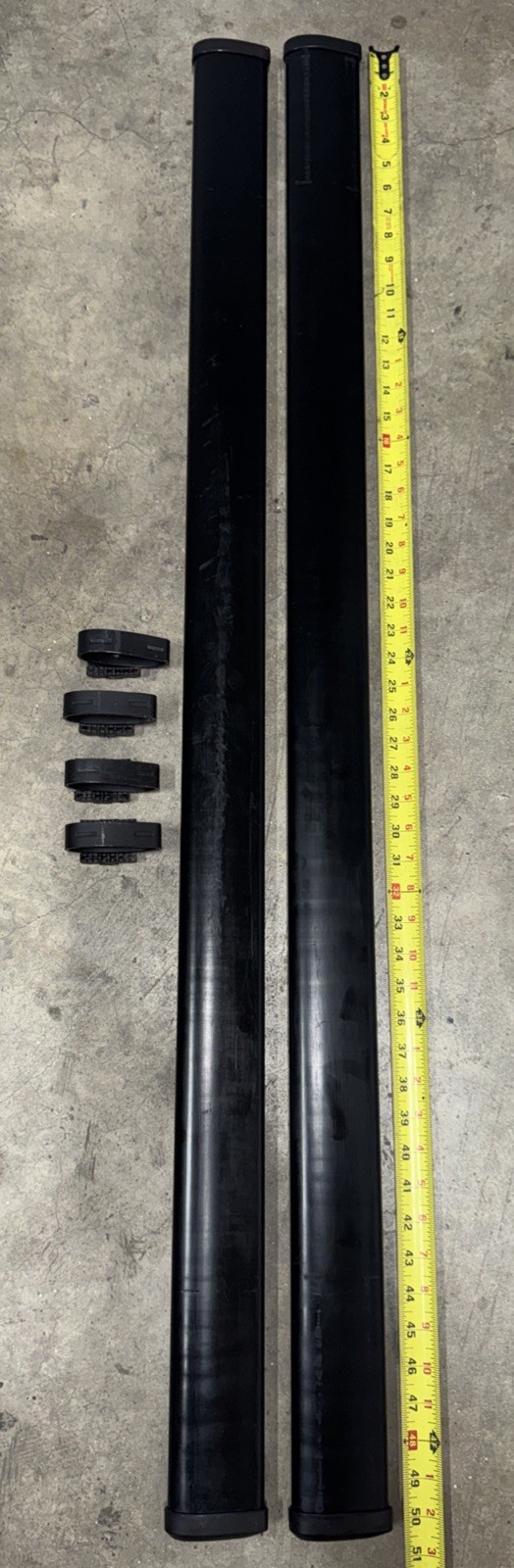 Yakima Core Bars 50” With 4 End Caps and mounting adapters .NICE IIII Yakima Core Bars 50” With 4 End Caps and mounting adapters .NICE IIII
