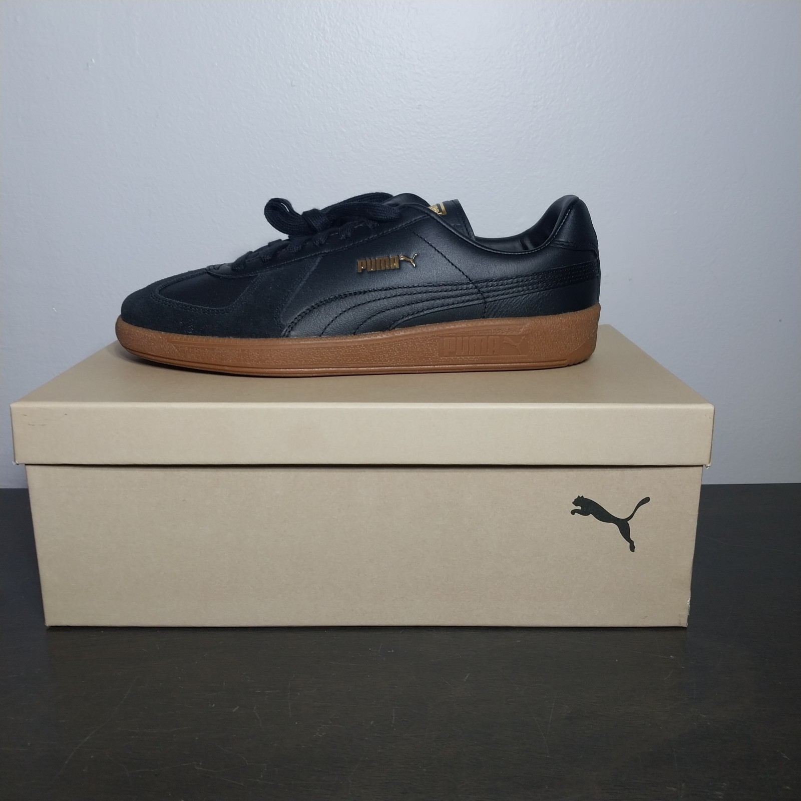 PUMA Club Abrasion Resistant Low Top German Army Trainers OG Black Size 10 PUMA Club Abrasion Resistant Low Top German Army Trainers OG Black Size 10