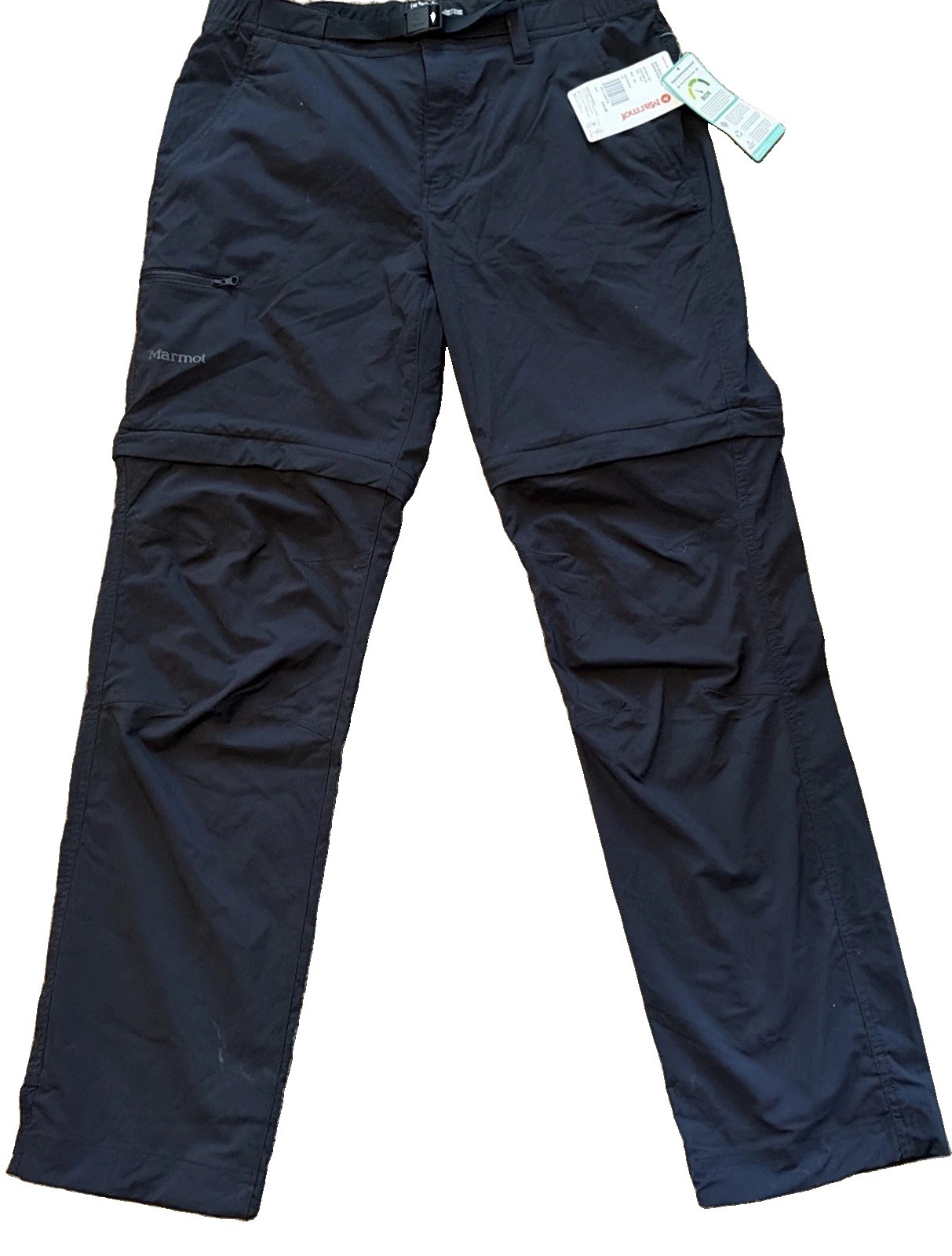 NWT Marmot Arch Rock Pants Mens 34x32 Black Stretch Hiking Outdoor Climbing
