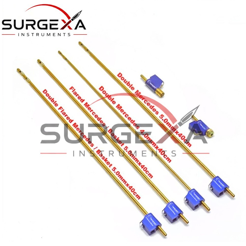 (Set of 6) MicroAire Pal Type Fitting Liposuction Cannulas REUSABLE Premium
