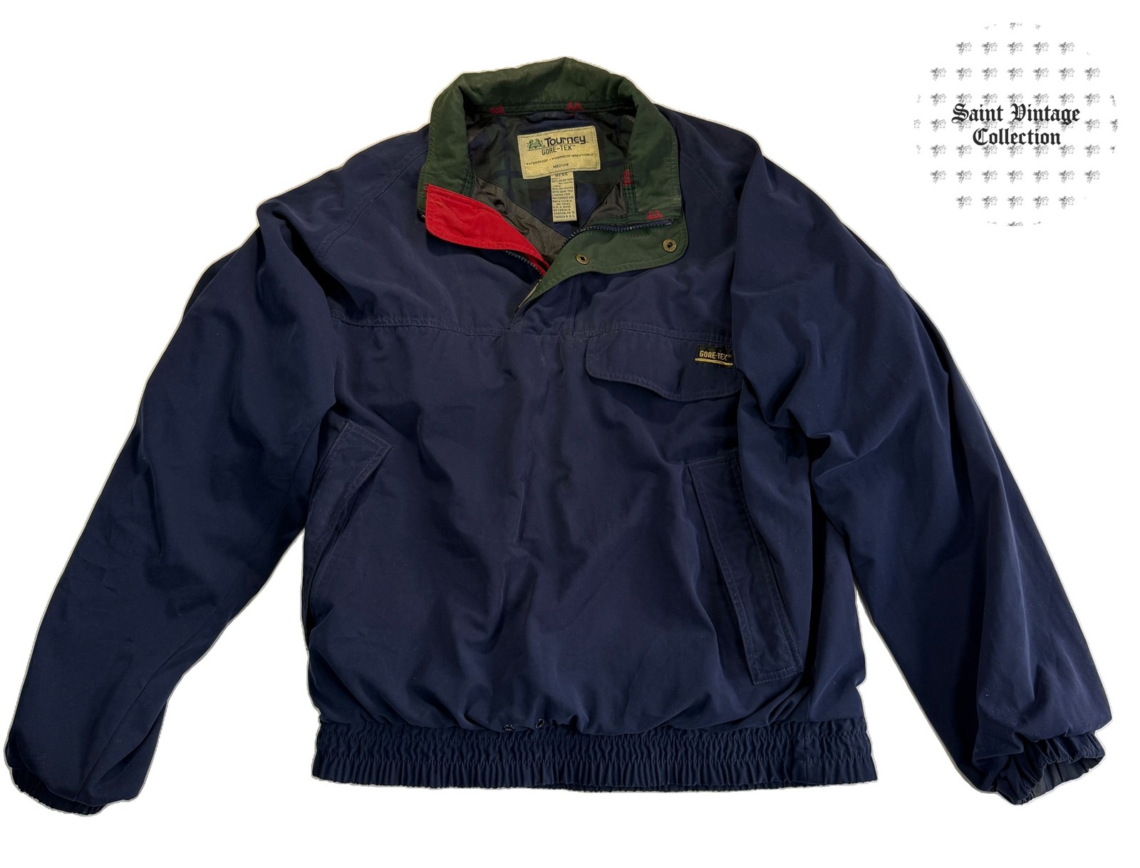 90s Vintage Tourney Gore-Tex Medium Pullover Golf Jacket