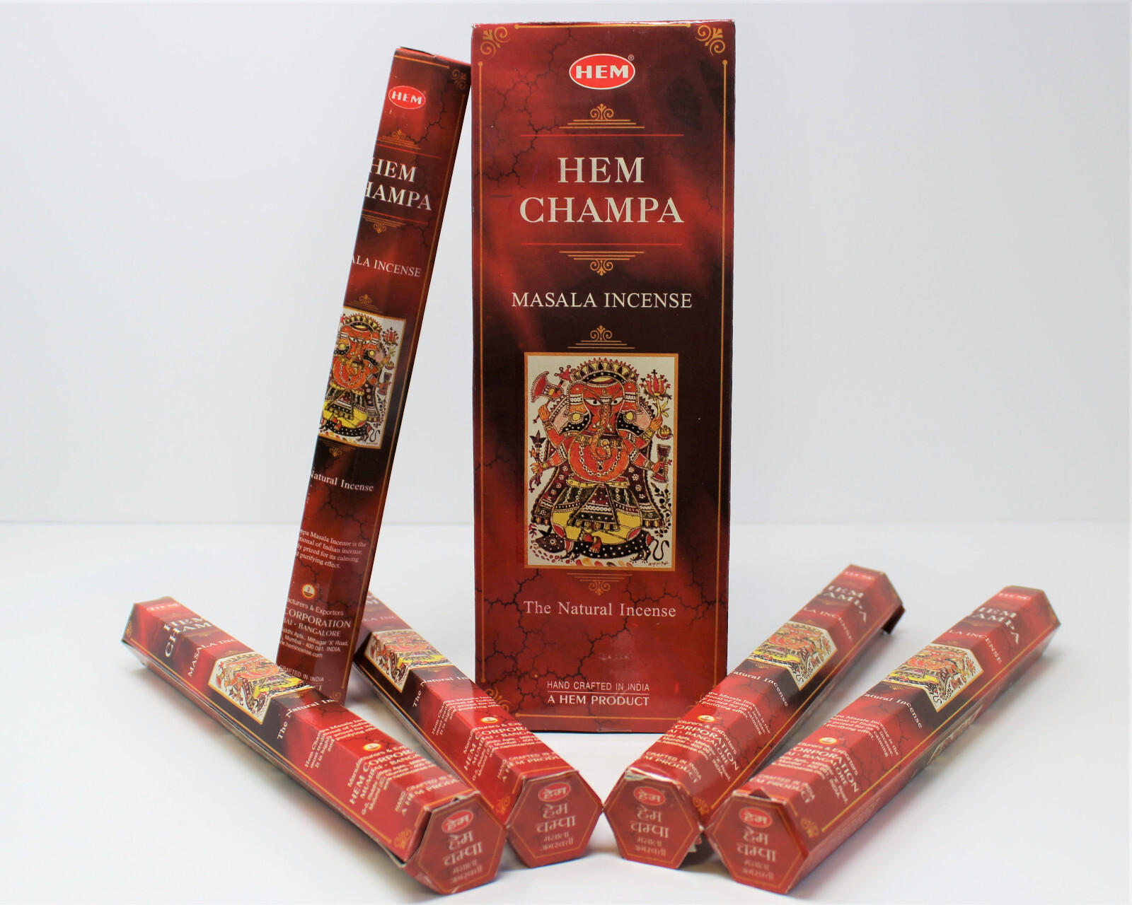 HEM CHAMPA MASALA Incense Sticks Bulk 6 x 15 Stick Box - BUY 2 Get 1 FREE