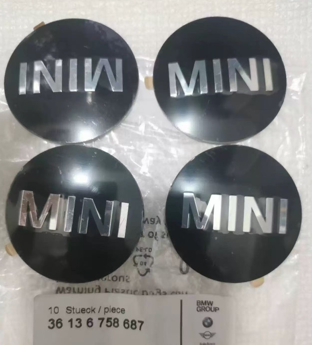 4pcs For BMW Mini Cooper Wheel Cap Center Emblem Cooper Mini Sticker 2IN/50MM--