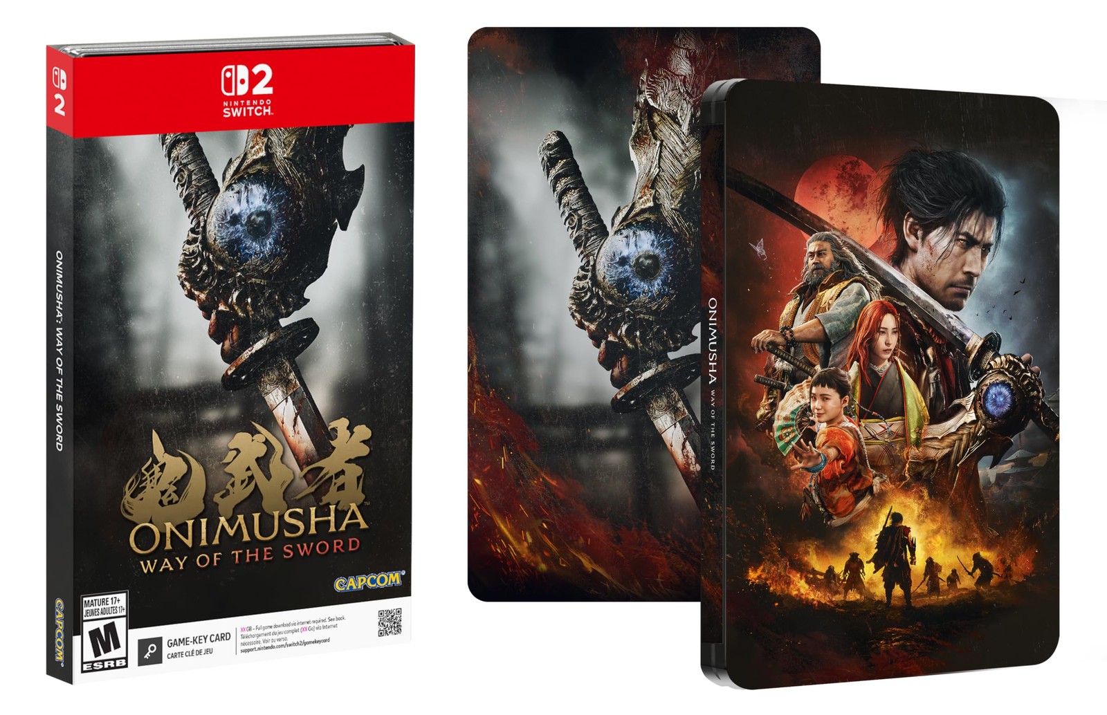 Onimusha: Way of the Sword Steelbook Edition - Nintendo Switch 2
