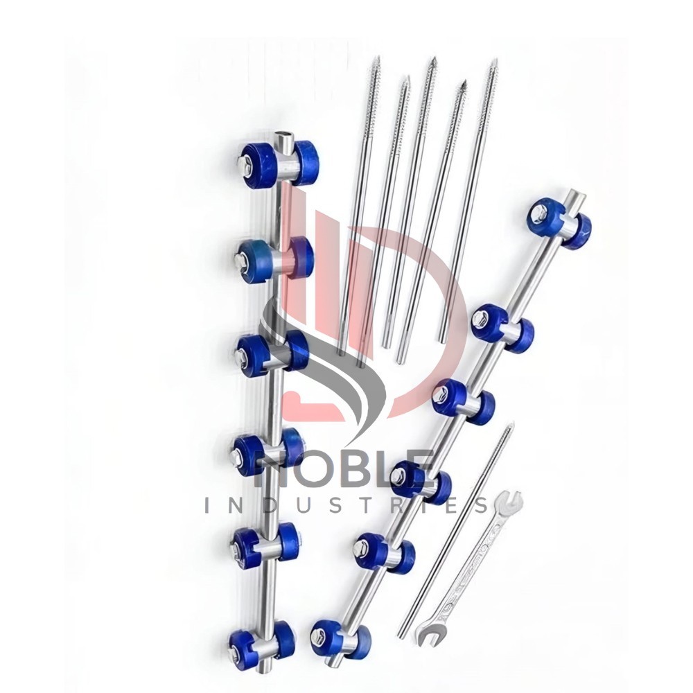 External Fixator 5mm A.O Set of 9 Pcs Orthopedic Instruments