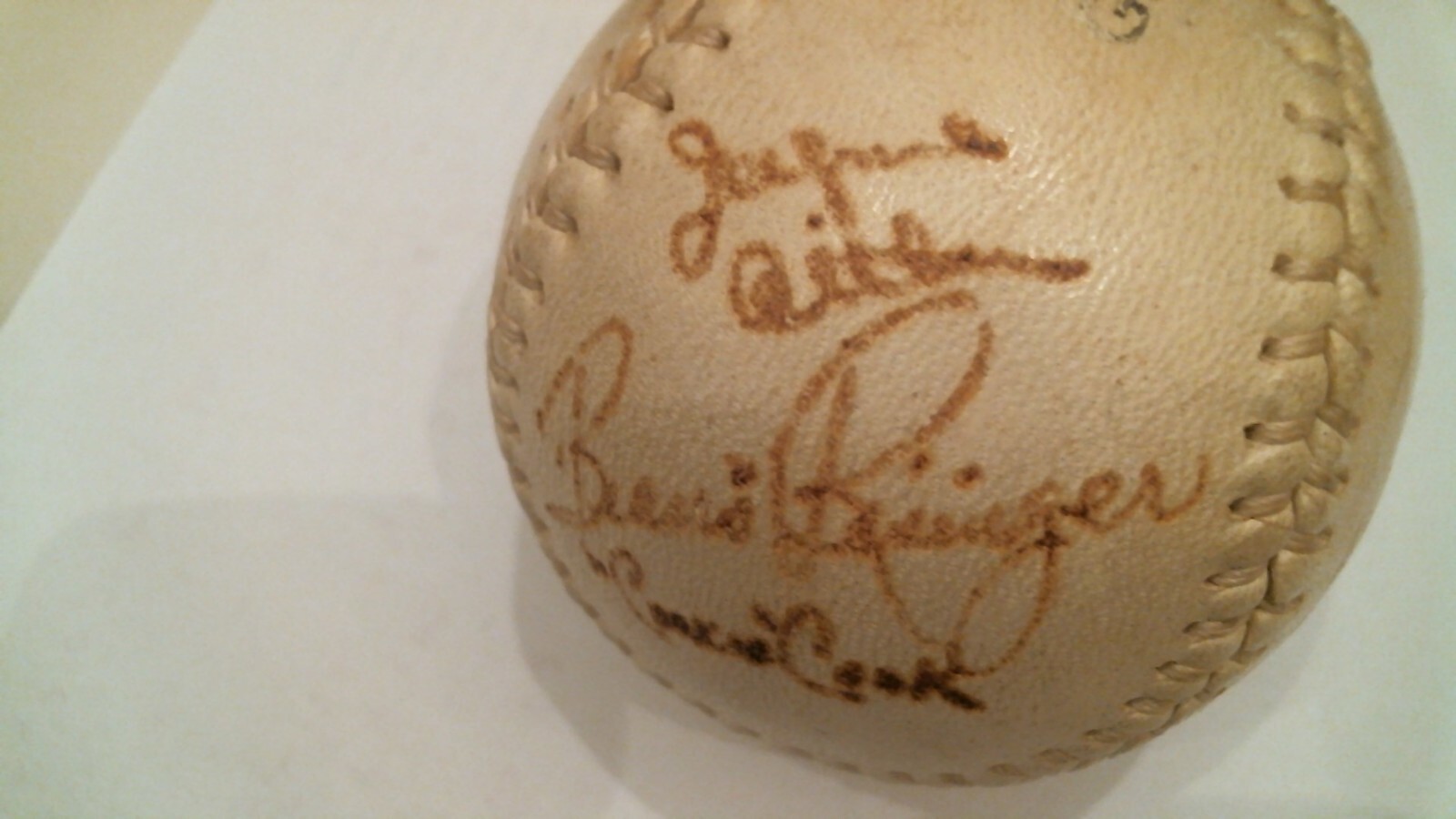 1950 AAGPBL Official  signed Grand Rapid Chicks