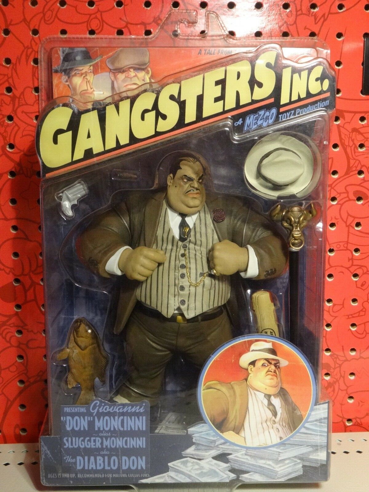 2003 Mezco Toys GANGSTERS INC Giovanni Diablo Don Slugger Moncinni Action Figure 2003 Mezco Toys GANGSTERS INC Giovanni Diablo Don Slugger Moncinni Action Figure