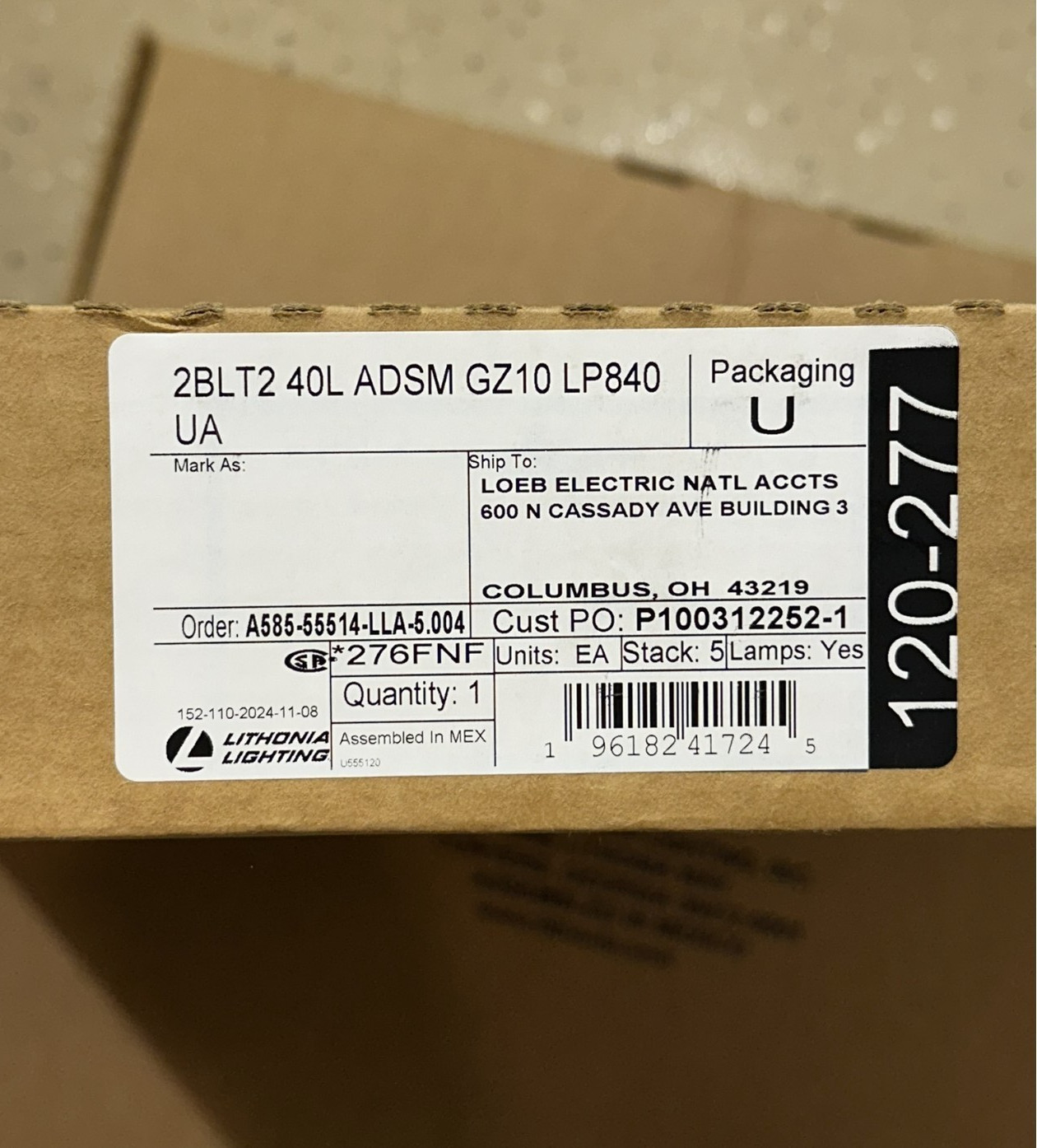 NEW Lithonia 2BLT2 40L ADSM GZ10 LP840 UA LED Troffer 4000K 4000lm NEW Lithonia 2BLT2 40L ADSM GZ10 LP840 UA LED Troffer 4000K 4000lm