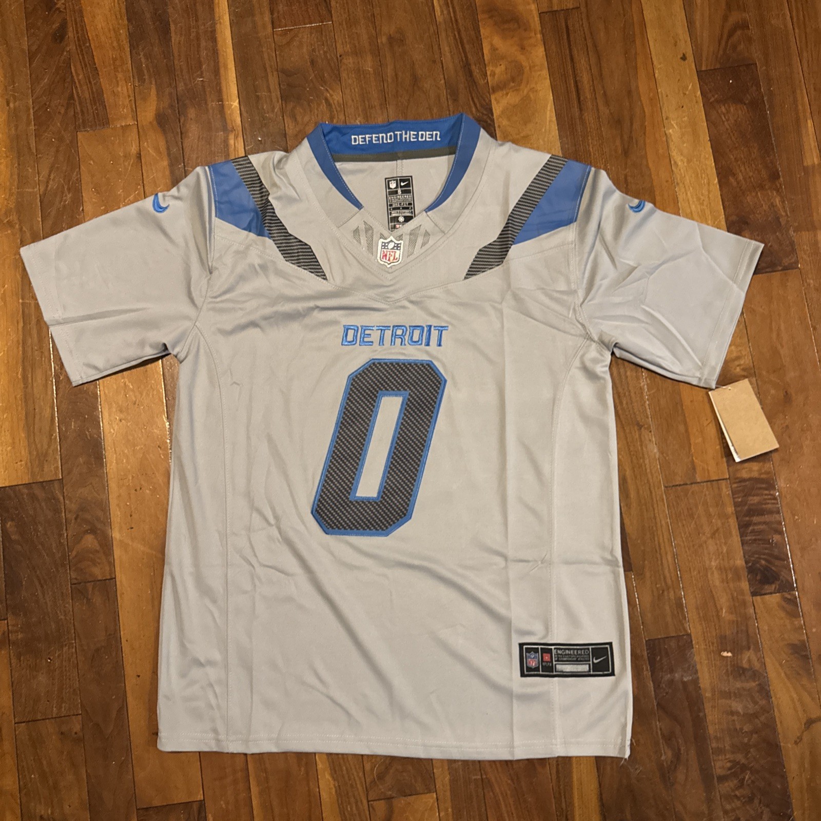 Mens Gibbs #0 Detroit Lions Rivalry 2026 Football Jersey Men Size S-2XL NWT Mens Gibbs #0 Detroit Lions Rivalry 2026 Football Jersey Men Size S-2XL NWT