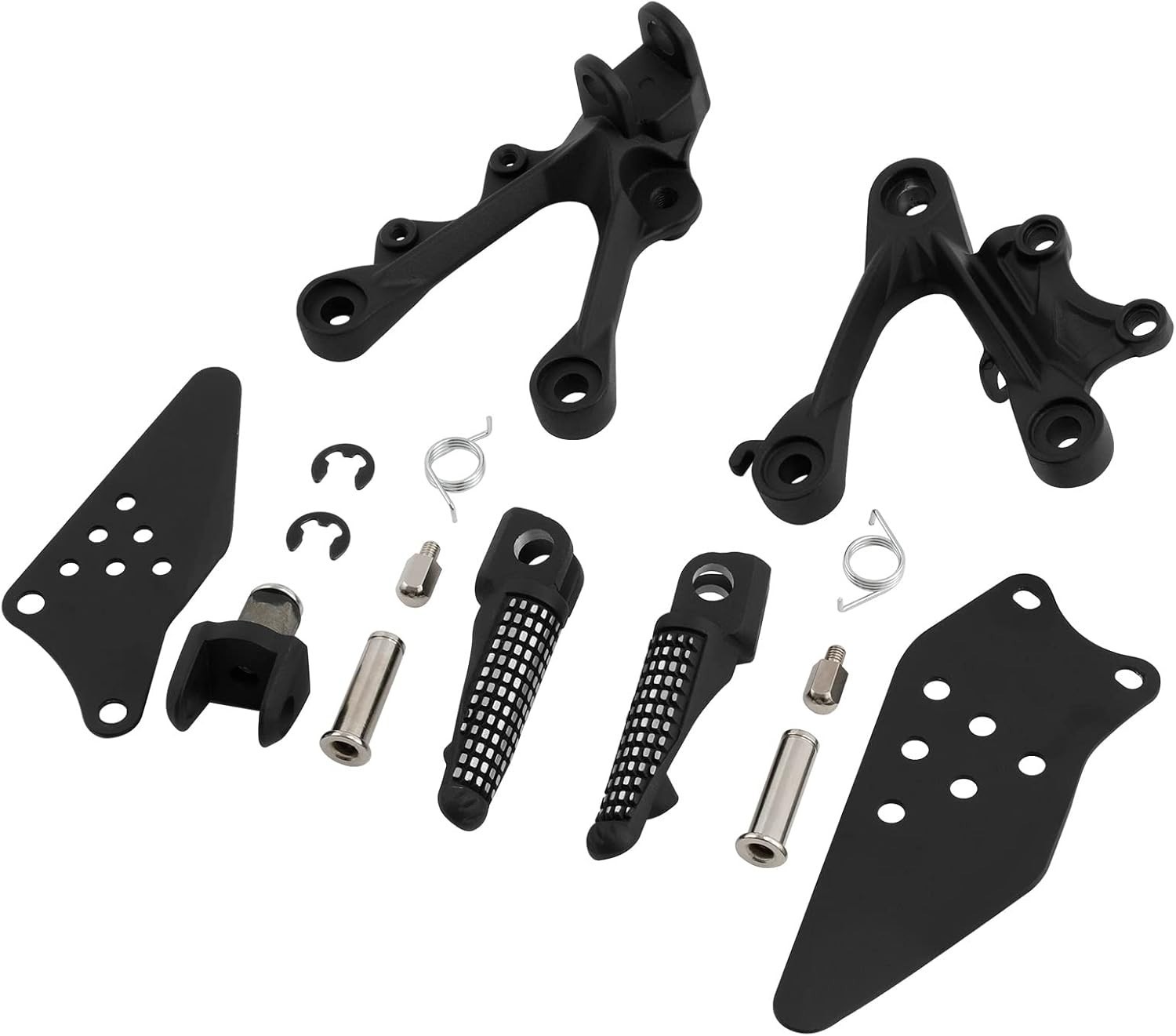 Driver Foot Pegs Footrests Bracket Fits for Kawasaki Ninja ZX6R 2009-2024