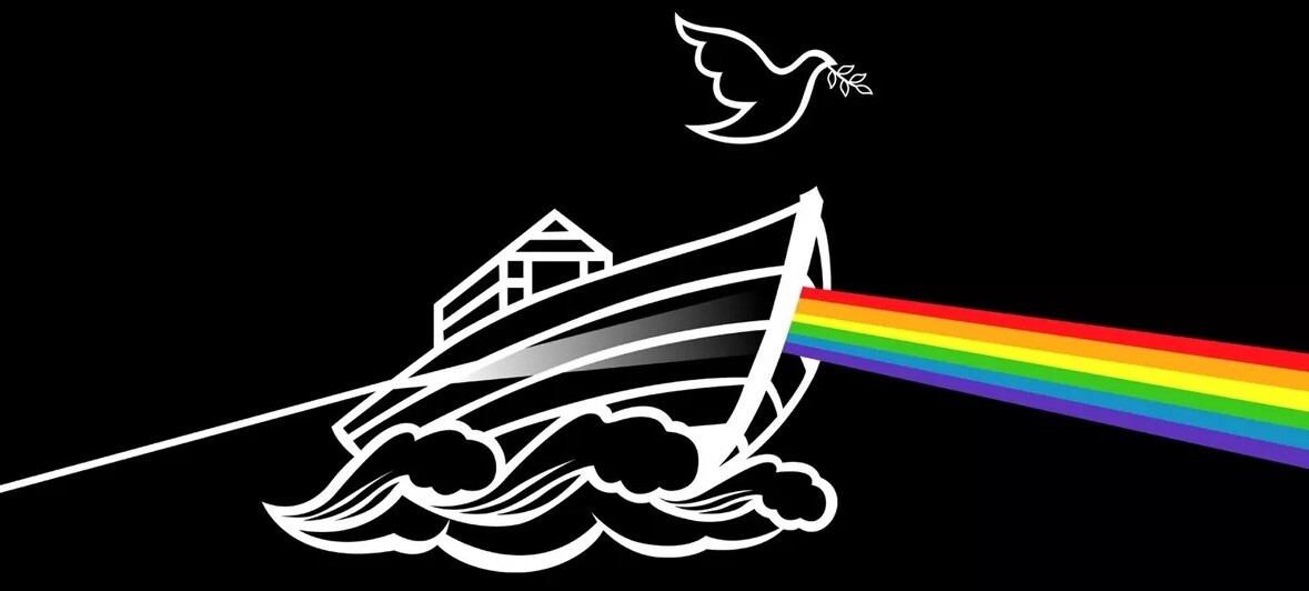 The Dark Side of Humanity Biblical Christian Art Noah’s Ark Art