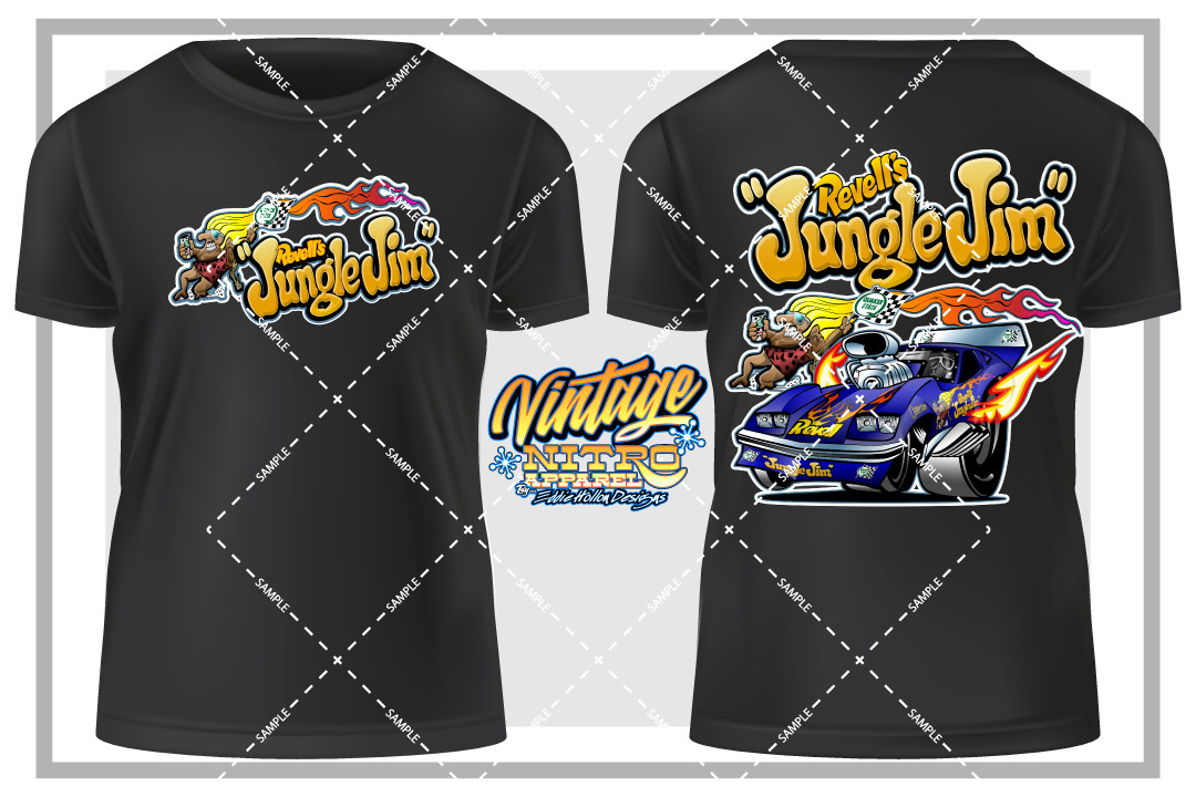 Jungle Jim TOON Funny Car (318) T-Shirt Jungle Jim TOON Funny Car (318) T-Shirt