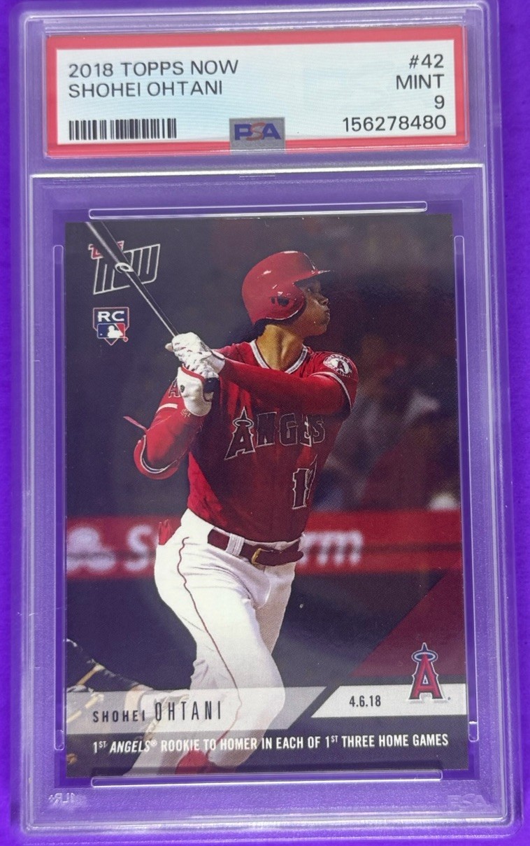 Topps 2018 Now Shohei Ohtani #42 RC Base /4654 Los Angeles Angels
