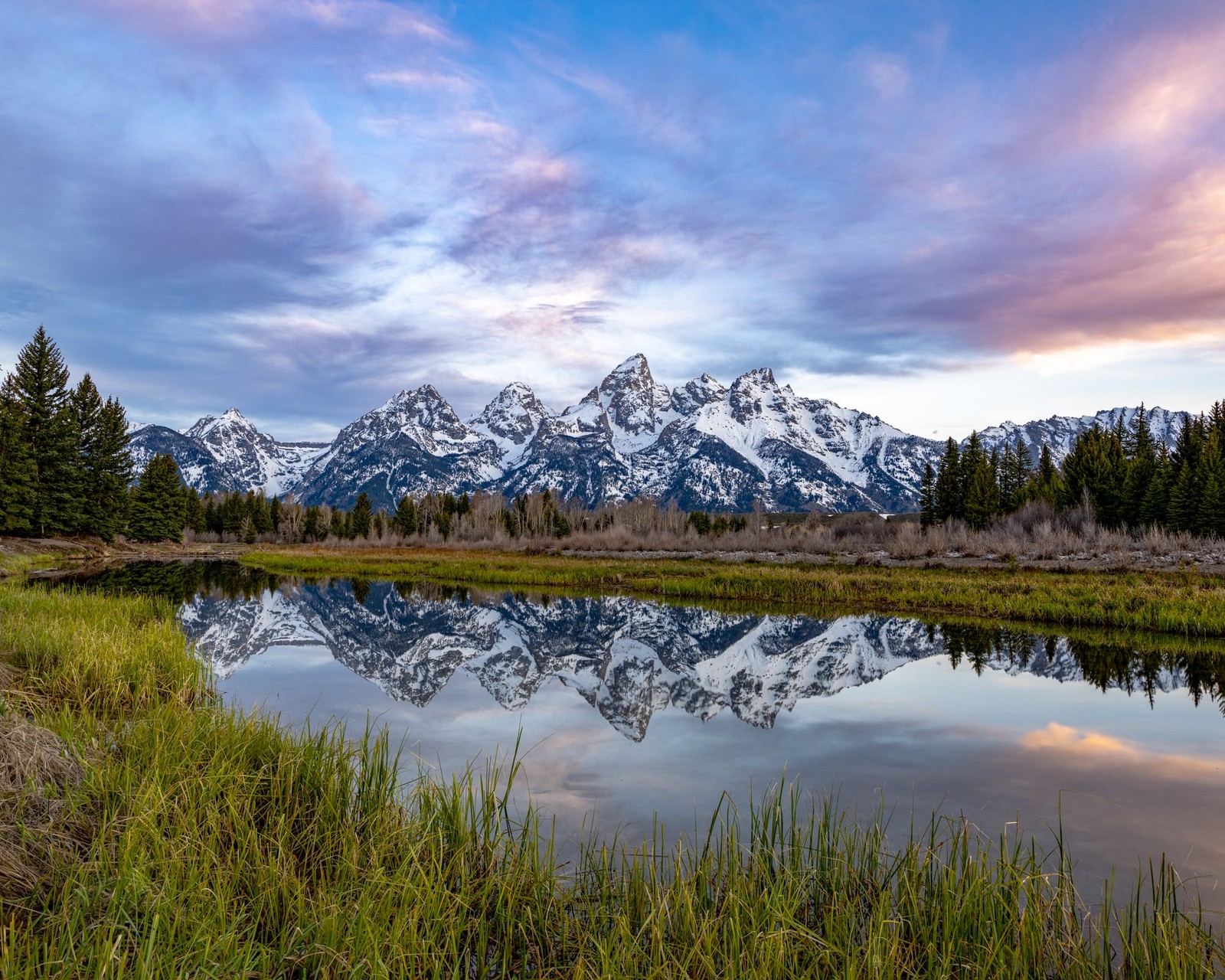 Serene Sunrise in Grand Teton Reflection Photograph