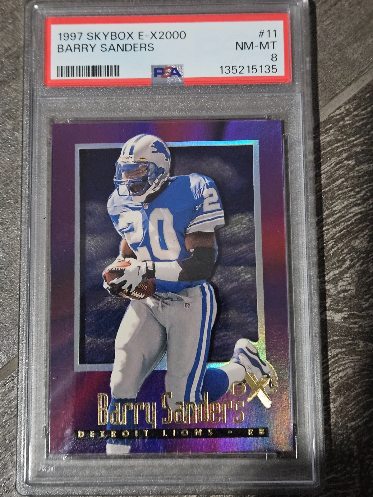 1997 Skybox E-x2000 - Barry Sanders #11 ππππ₯π₯π₯ HOF π 1997 Skybox E-x2000 - Barry Sanders #11 ππππ₯π₯π₯ HOF π