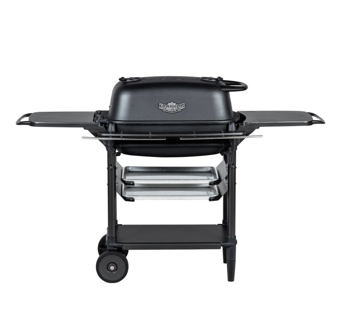 PK300 Aaron Franklin Cast Aluminum Portable Charcoal Grill in Black Coal