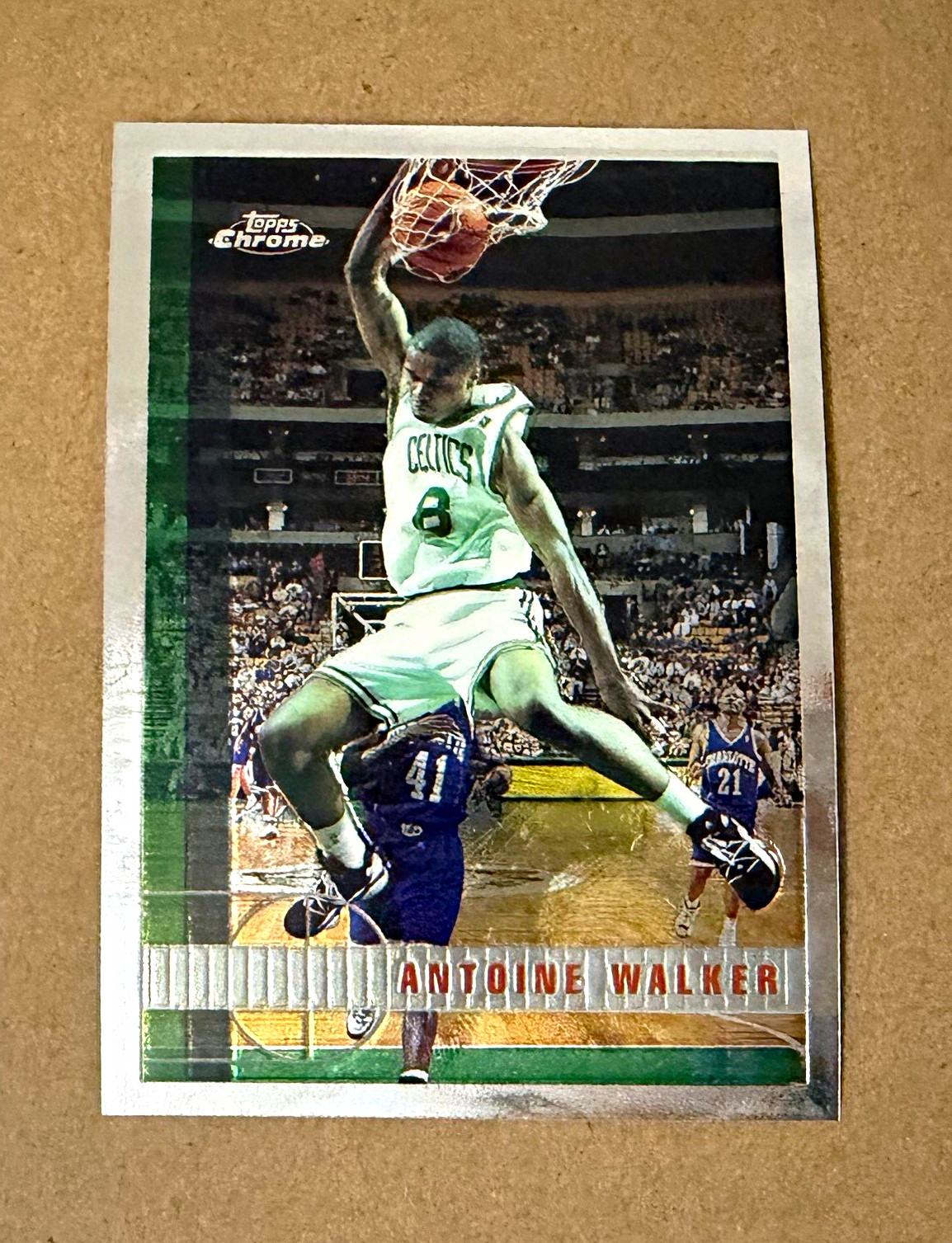 Topps 1996-97 Topps Chrome Antoine Walker #126 Boston Celtics NBA Base