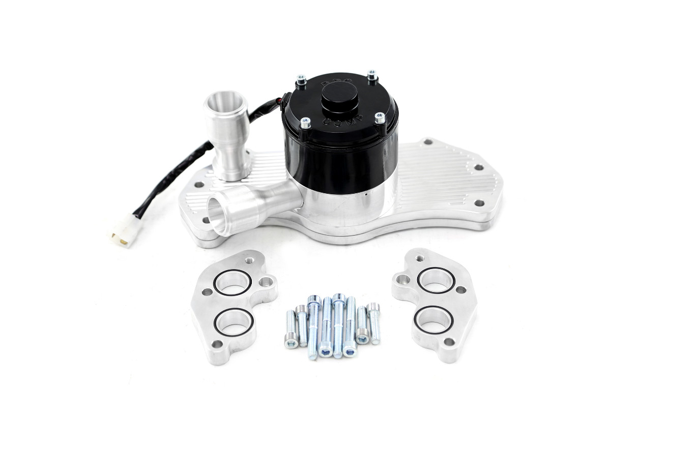 Chevy LS1 40+ Gpm Slimline Electric Water Pump Polished - PCE194.1016