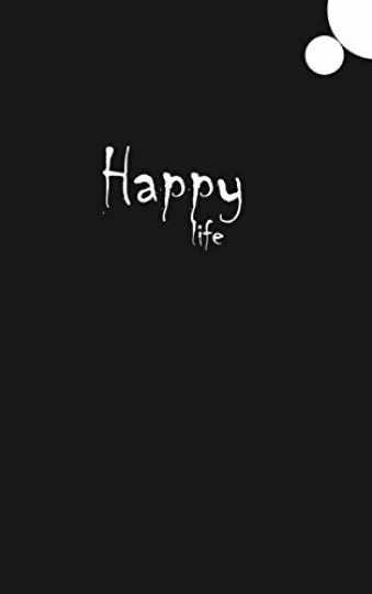 Happy Life Journal (Black) - Hardcover, by Design - Very Good Happy Life Journal (Black) - Hardcover, by Design - Very Good