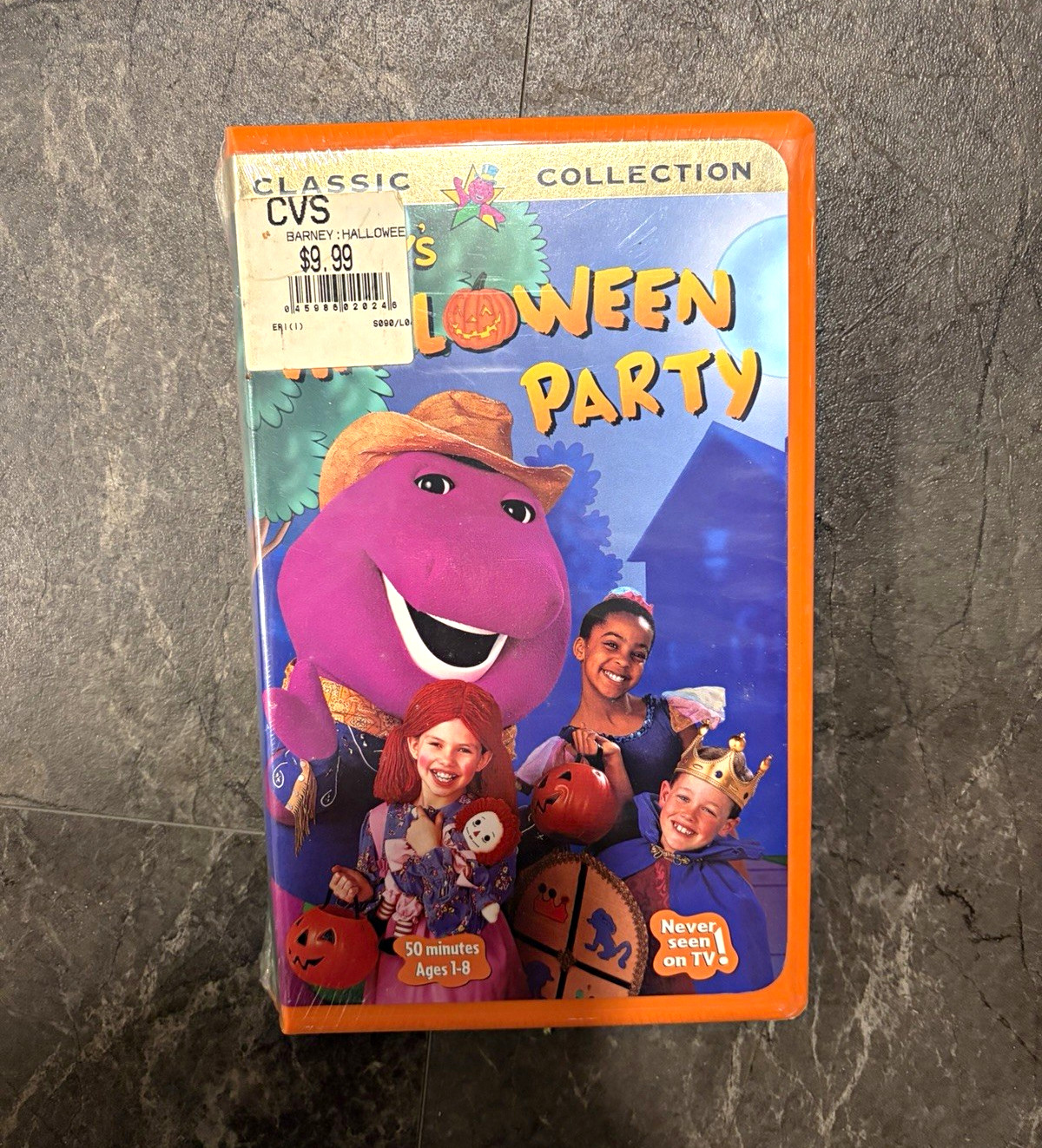 Barney\'s Halloween Party Classic Collection VHS late 90’s English