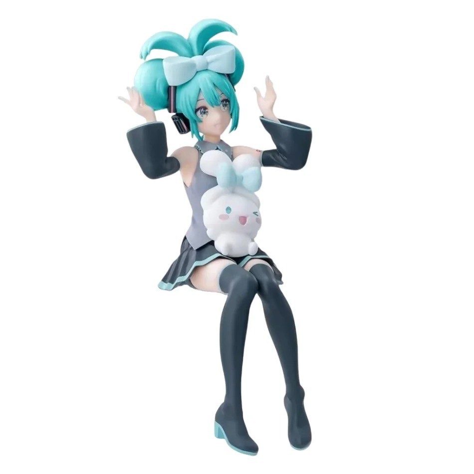 Hot 21CM Anime Hatsune Miku X Cinnamoroll Figure Anime Peripheral Collectible