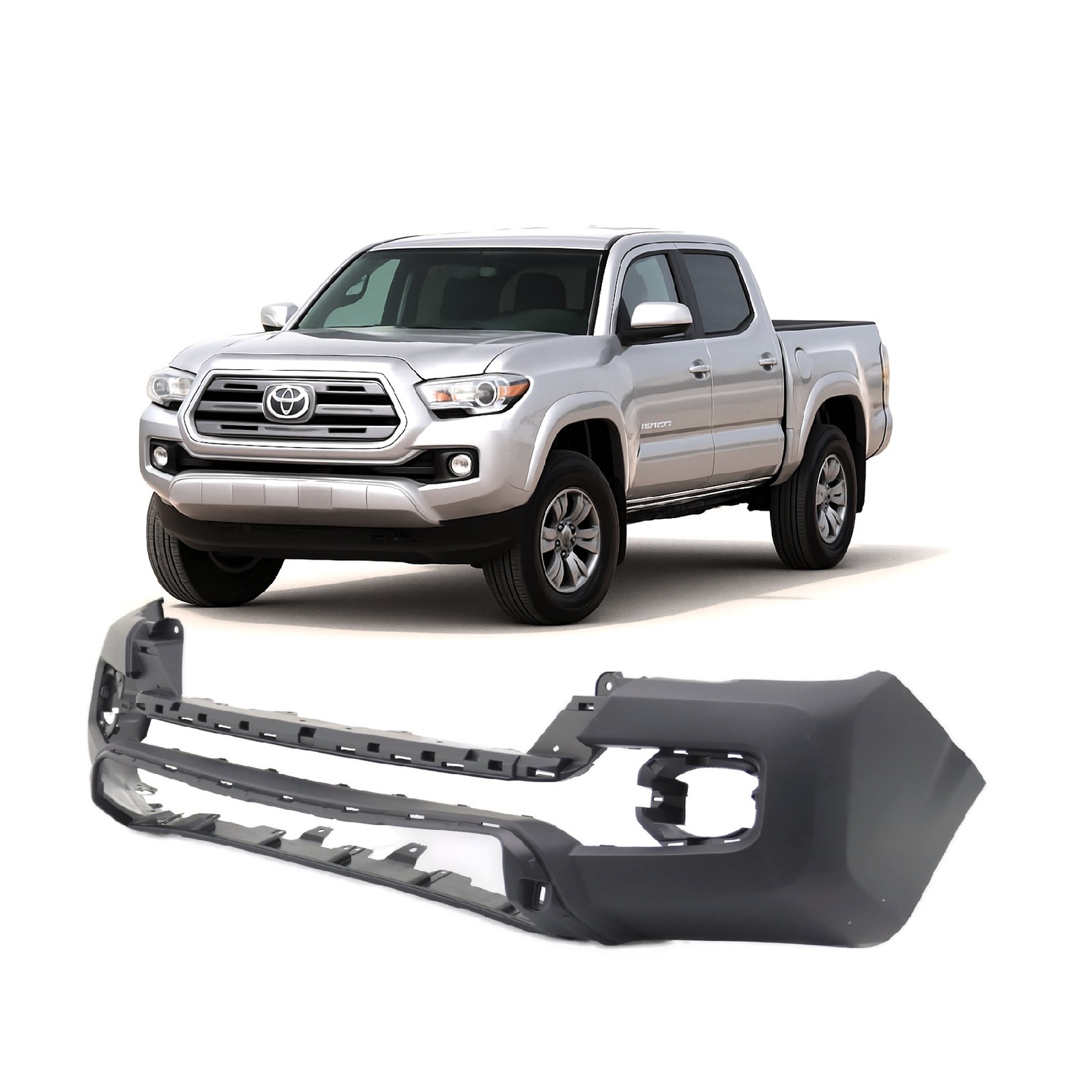 2016-2020 Toyota Tacoma SR Primed Front Bumper Cover TO1000415 5211904220