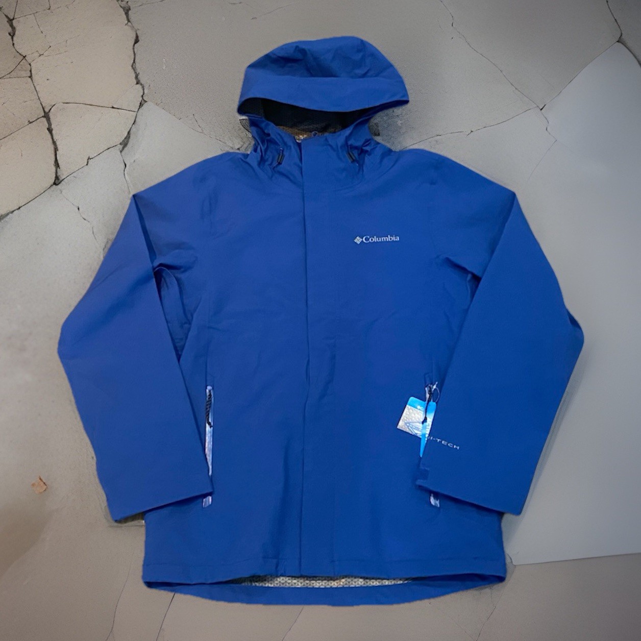 Columbia Omni-Tech Staydry FS Rain Jacket Blue 2107702 New S/Tags Men’s S Columbia Omni-Tech Staydry FS Rain Jacket Blue 2107702 New S/Tags Men’s S