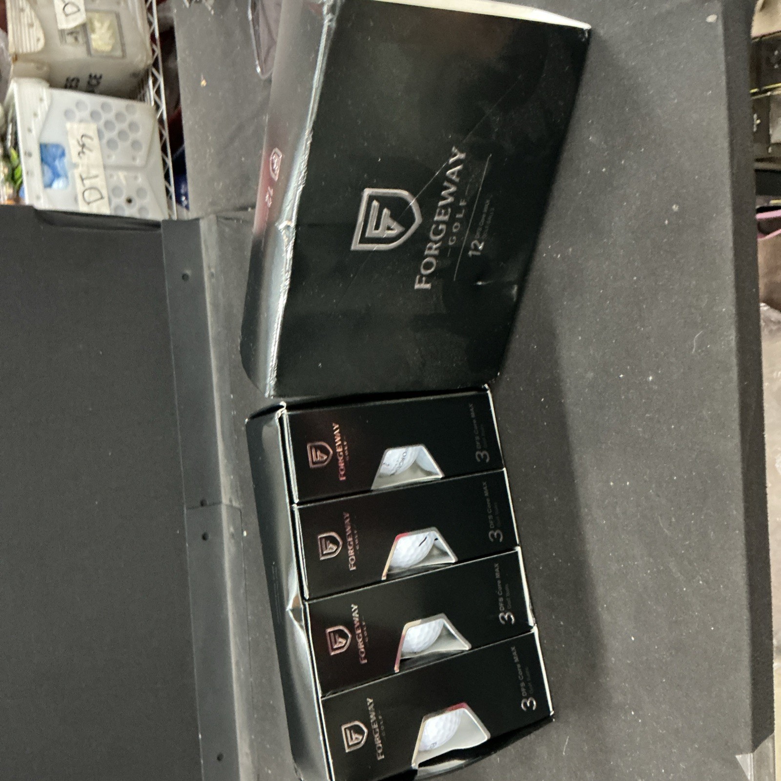 Forgeway Golf Dozen (12 Count) DFS Core MAX Golf Balls NEW Black Box Forgeway Golf Dozen (12 Count) DFS Core MAX Golf Balls NEW Black Box