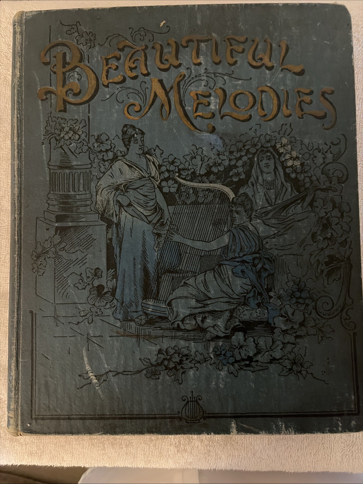 Beautiful Memories 1895 1st Edition Hardcover Music Book antique