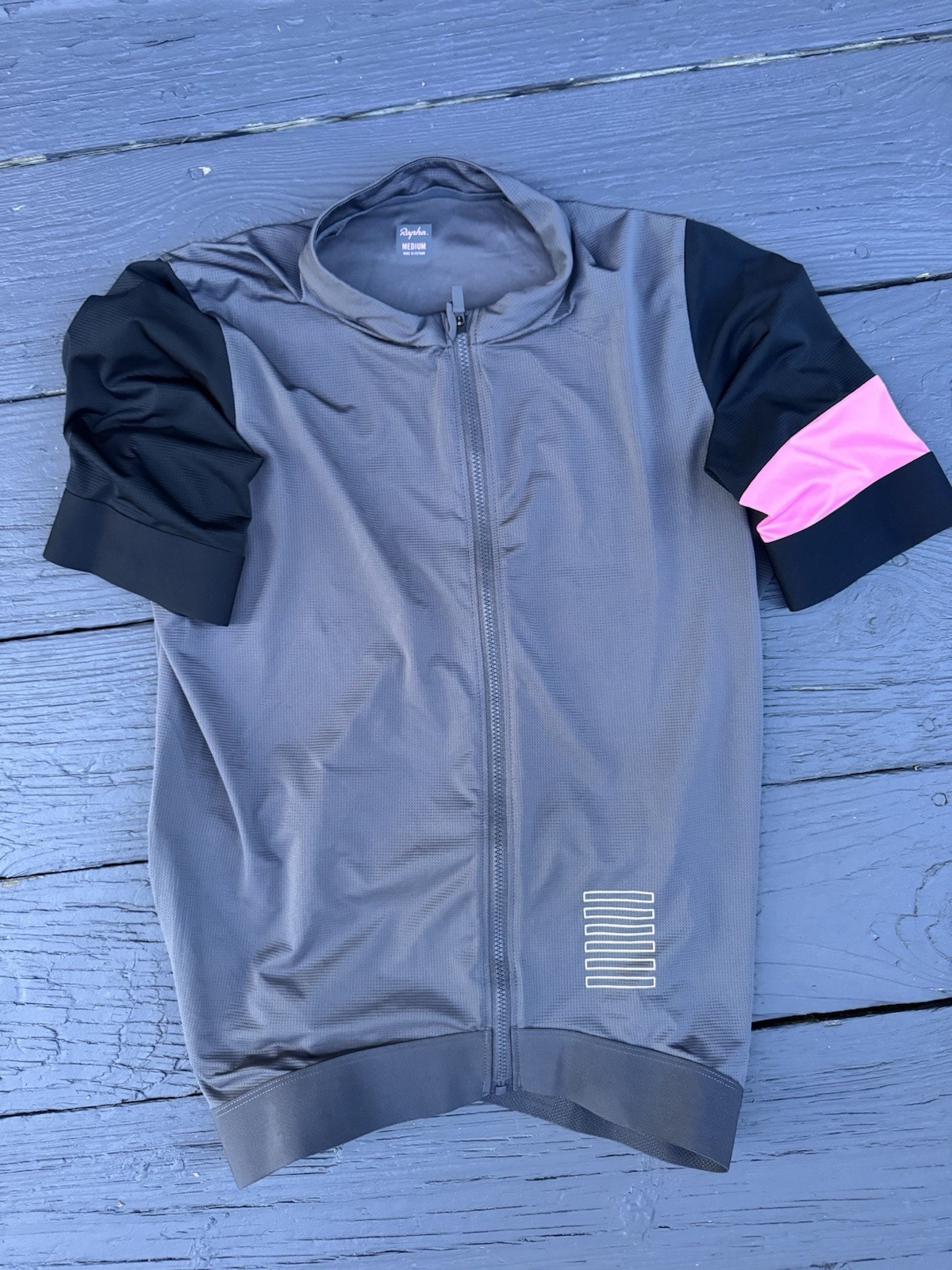 Rapha Pro Team Training Jersey Black / Grey  Cycling Men’s Medium M - Excellent