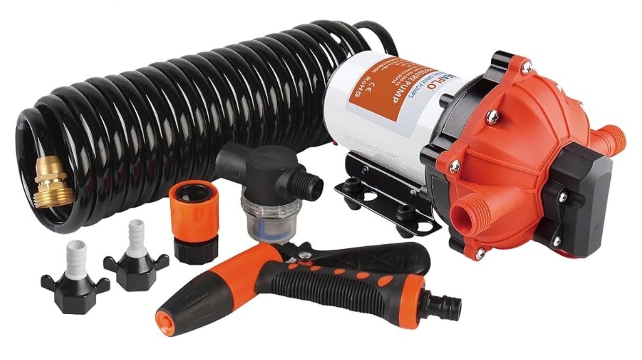 SEAFLO 55-Series Washdown Pump Kit - 12V DC, 5.5 GPM, 70 PSI, Self-Priming SEAFLO 55-Series Washdown Pump Kit - 12V DC, 5.5 GPM, 70 PSI, Self-Priming