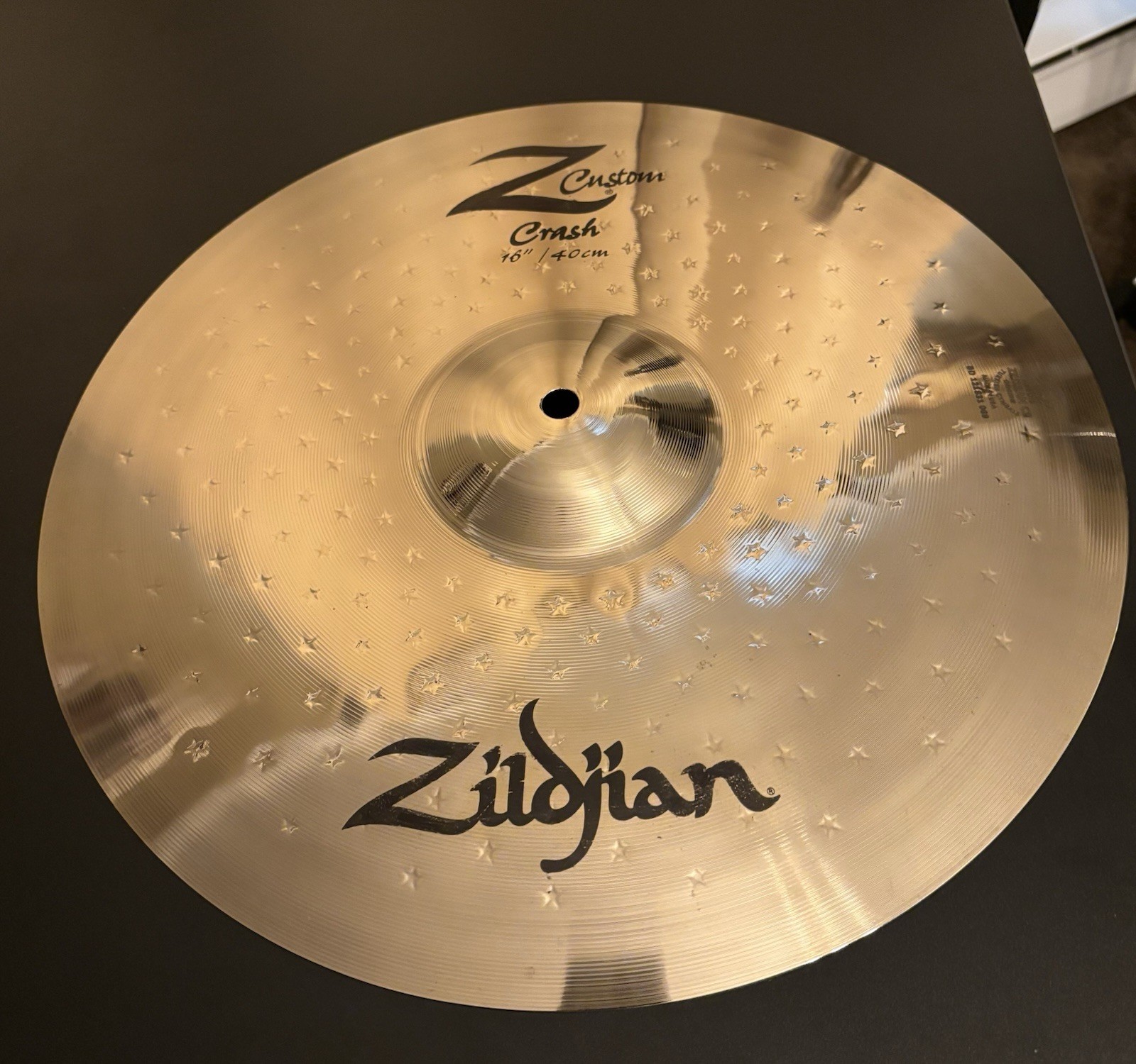 Zildjian Z Custom (New Star Hamming)16” Crash Cymbal In Perfect Condition. Zildjian Z Custom (New Star Hamming)16” Crash Cymbal In Perfect Condition.