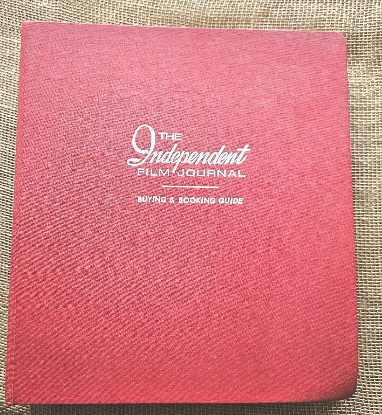 Vintage 1968-77 Independent Film Journal Buying & Booking Guide Book Binder Full