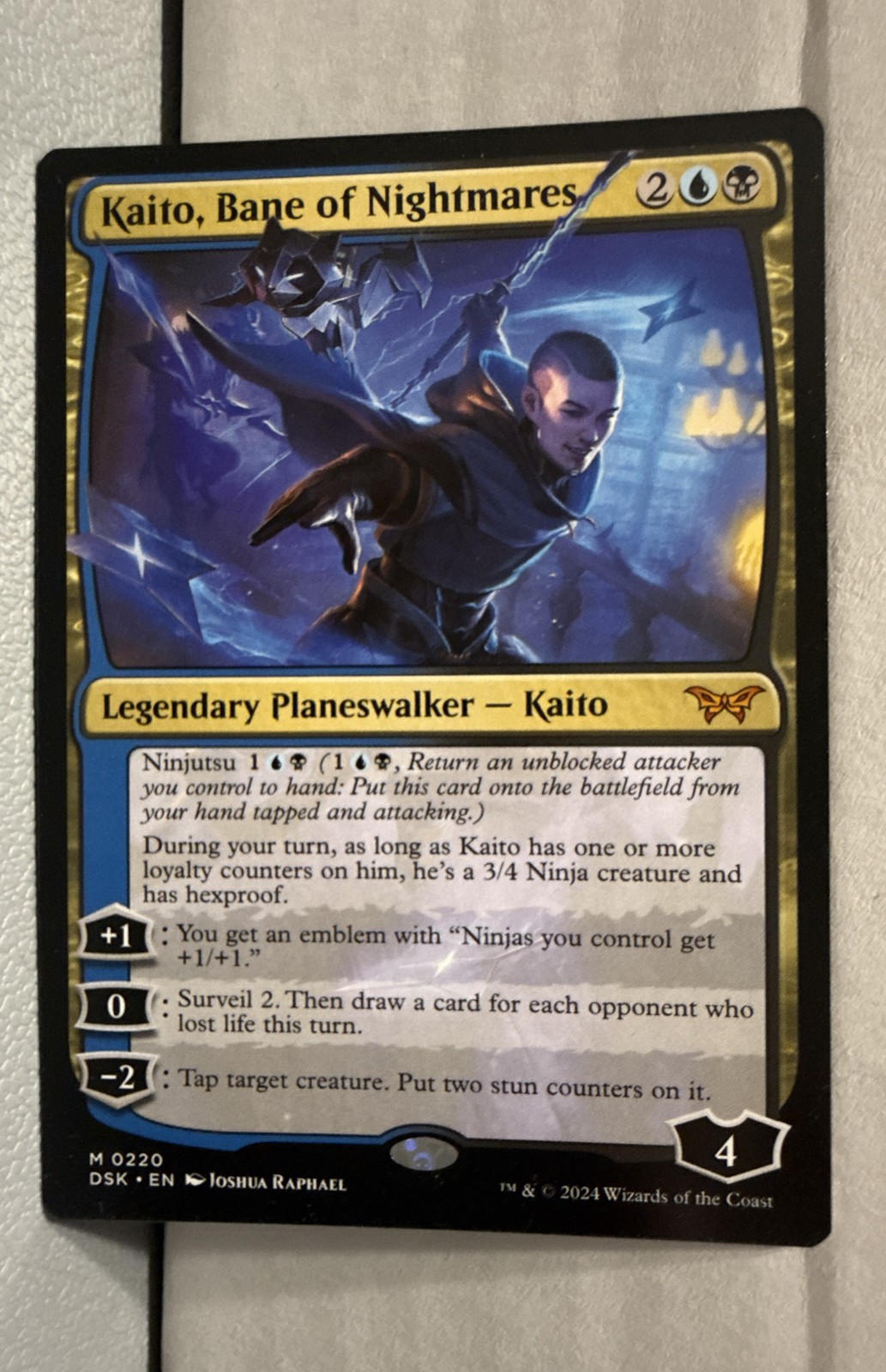 Kaito, Bane of Nightmares Duskmourn: House of Horror Regular Kaito, Bane of Nightmares Duskmourn: House of Horror Regular