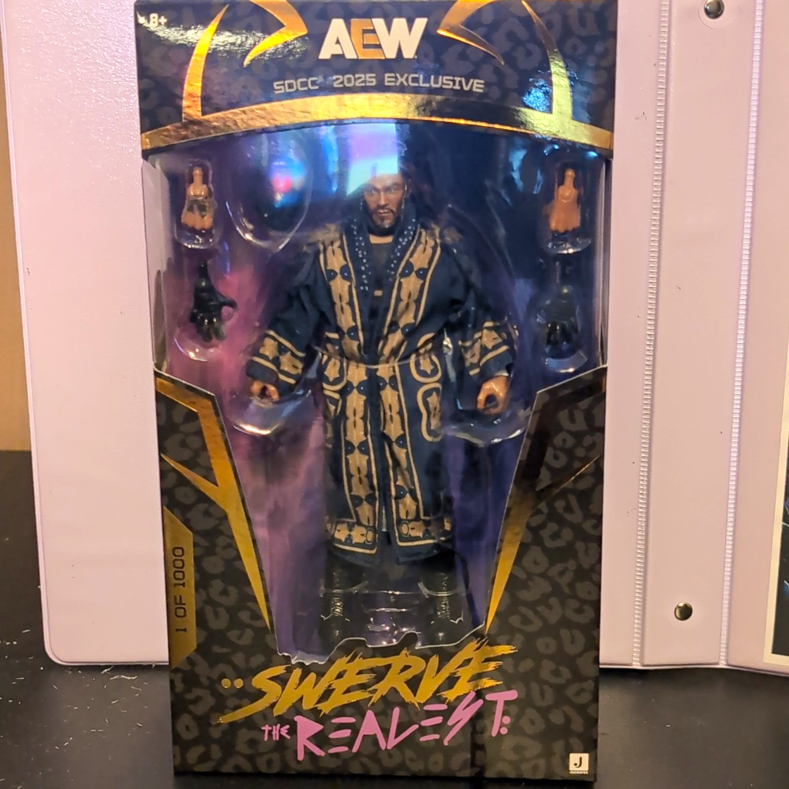 AEW Exclusives Swerve Strickland Sdcc NIB, Timeless Toni Storm, CM Punk