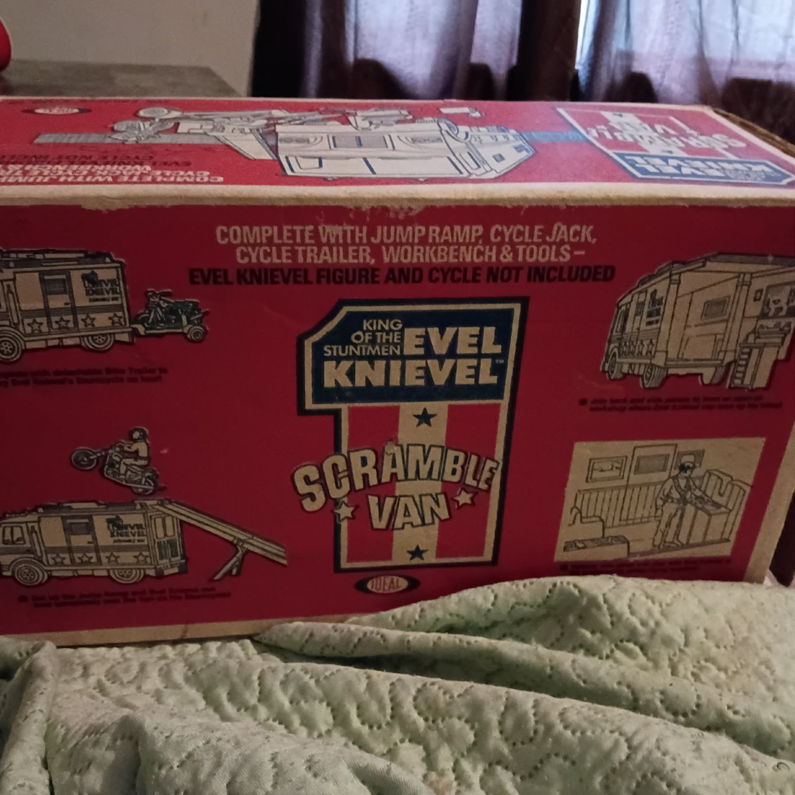 Ideal Evel Knievel Scramble Van vintage 1973 - Open Box