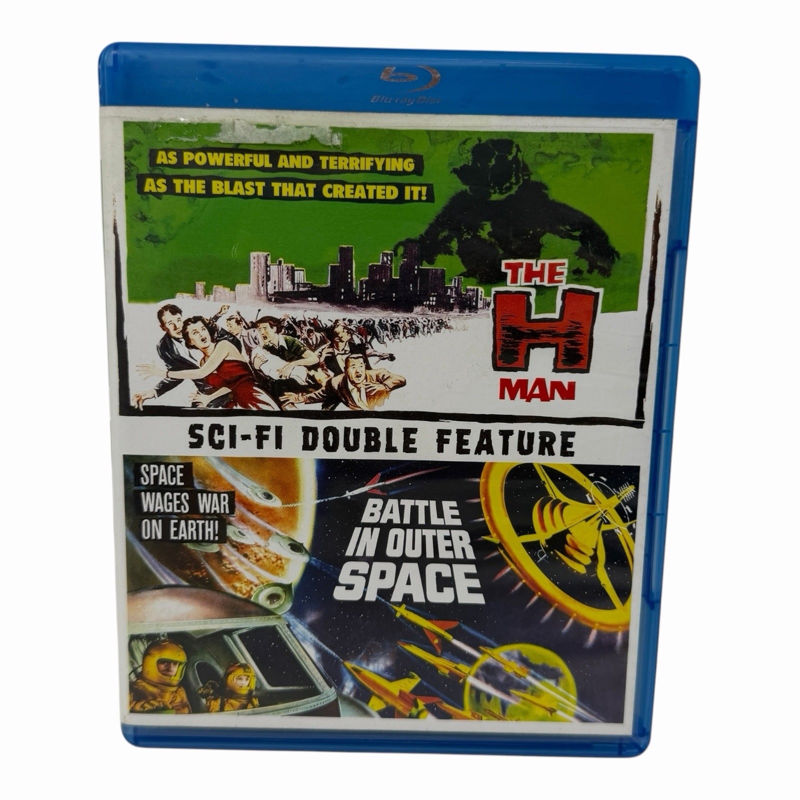 Sci-Fi Double Feature: The H-Man/Battle in Outer Space (Blu-ray, 1958, 1960) OOP Sci-Fi Double Feature: The H-Man/Battle in Outer Space (Blu-ray, 1958, 1960) OOP