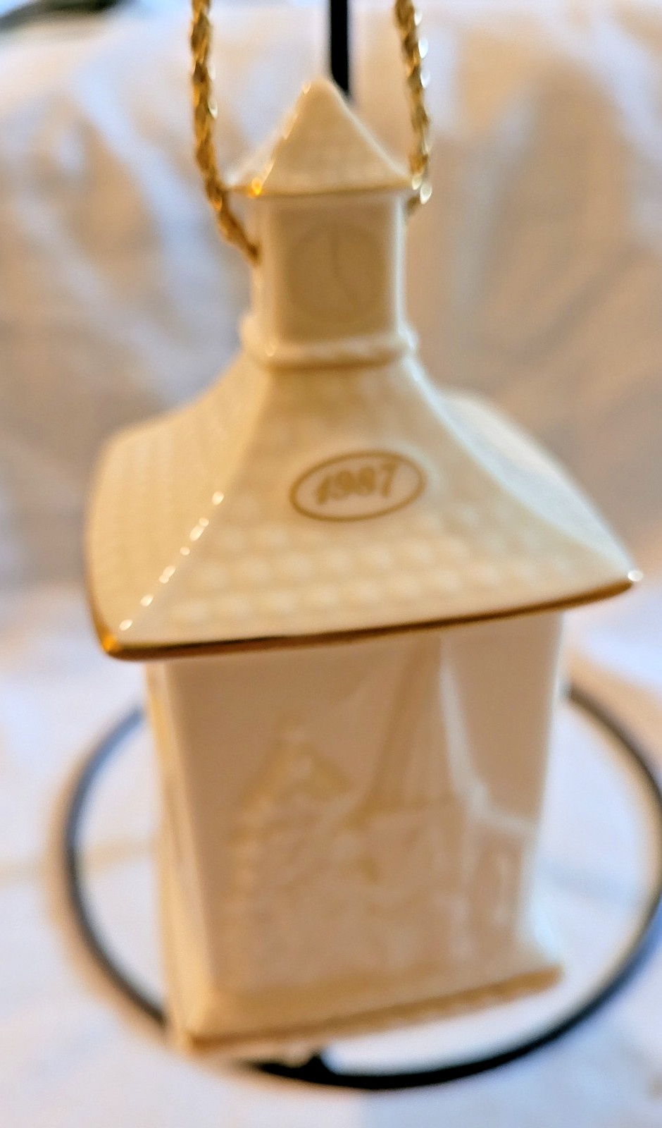 1987 Vintage Lenox Christmas Ornament \