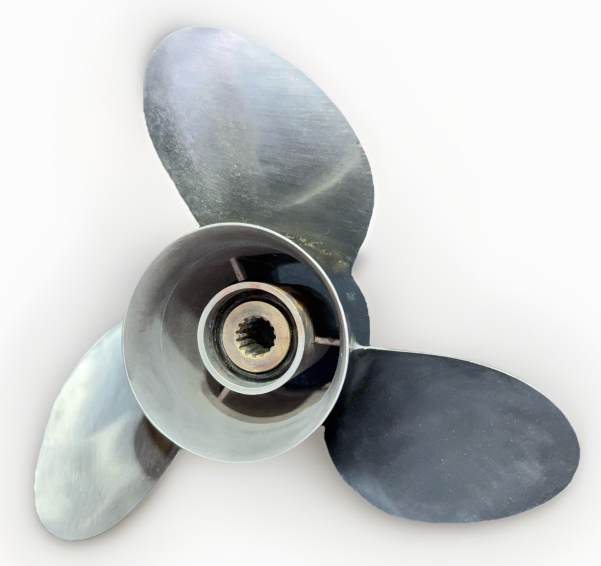 Stiletto Propeller 10317 / M1417 14.25” x 17P RH SS Prop 3 Blade 15 Spline OMC
