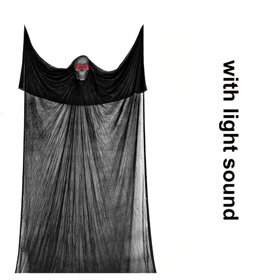 10.8\' Halloween Haunted House Ghost Hanging Decoration Indoor/Outdoor Home Decor